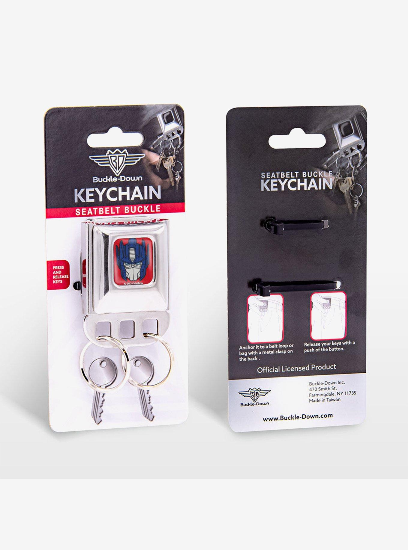 Transformers Optimus Prime Face Seatbelt Buckle Keychain, , alternate