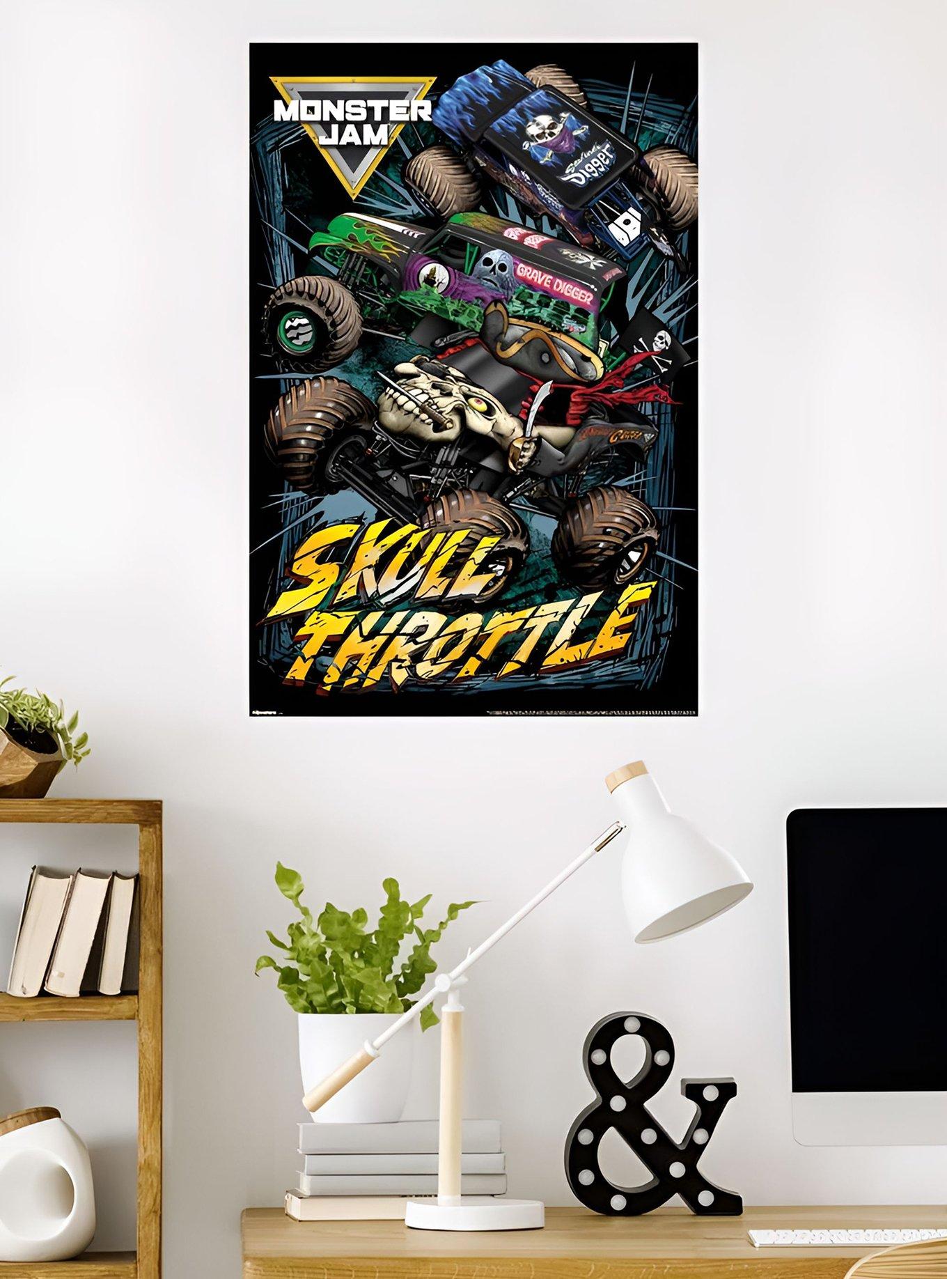 Monster Jam Skull Throttle Poster, , hi-res