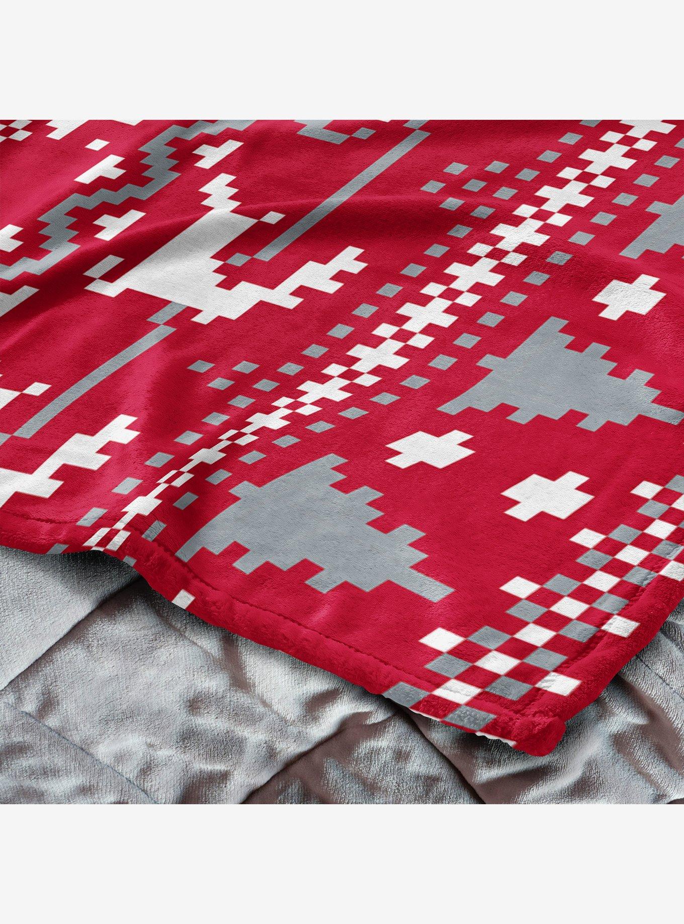 NCAA Ohio State Buckeyes Xmas Time Silk Touch Throw Blanket, , alternate
