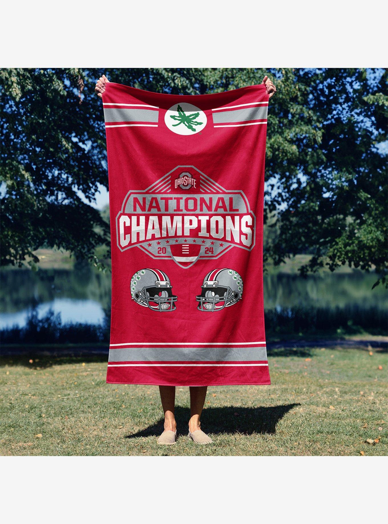 NCAA Ohio State Buckeyes 2024 FBC Parallel Beach Towel, , alternate