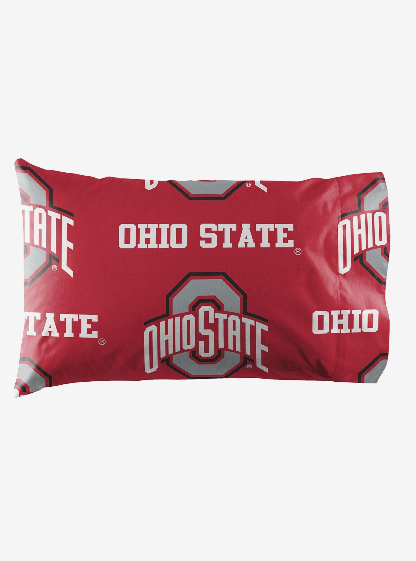NCAA Ohio State University Buckeyes Twin Rotary Bed In A Bag Set, , alternate