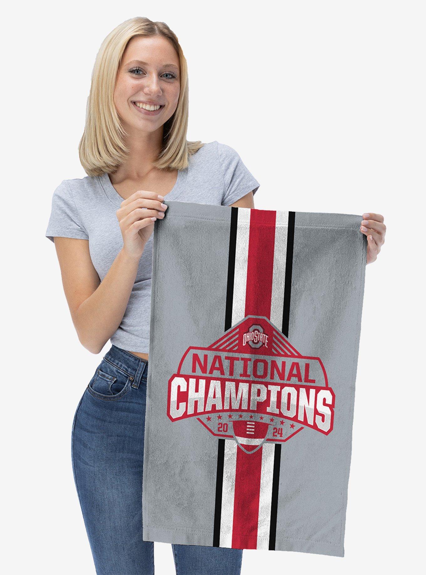 NCAA Ohio State Buckeyes 2024 FBC Champs Fan Towel 2 Pack, , hi-res