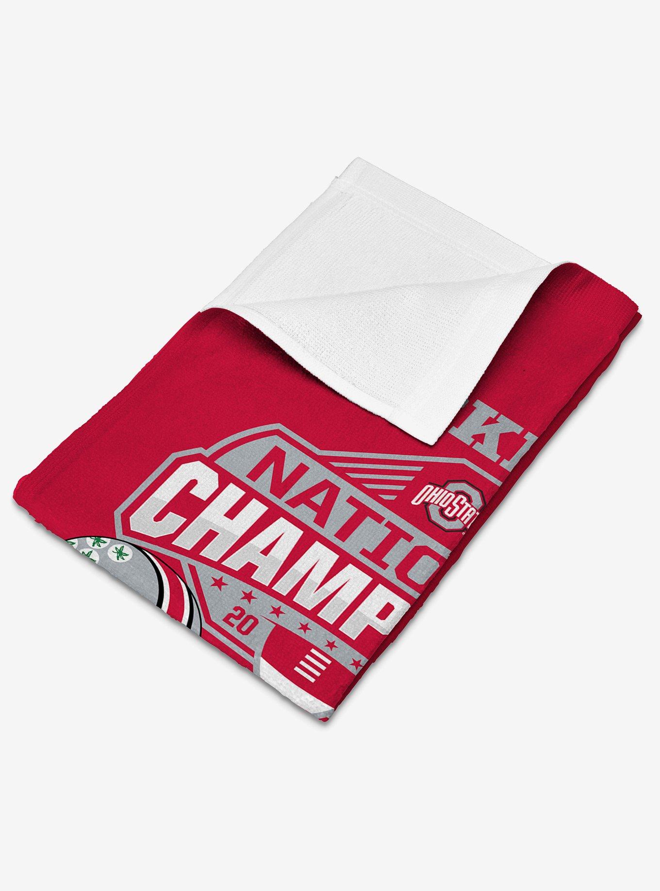 NCAA Ohio State Buckeyes 2024 FBC Champs Fan Towel 2 Pack, , alternate