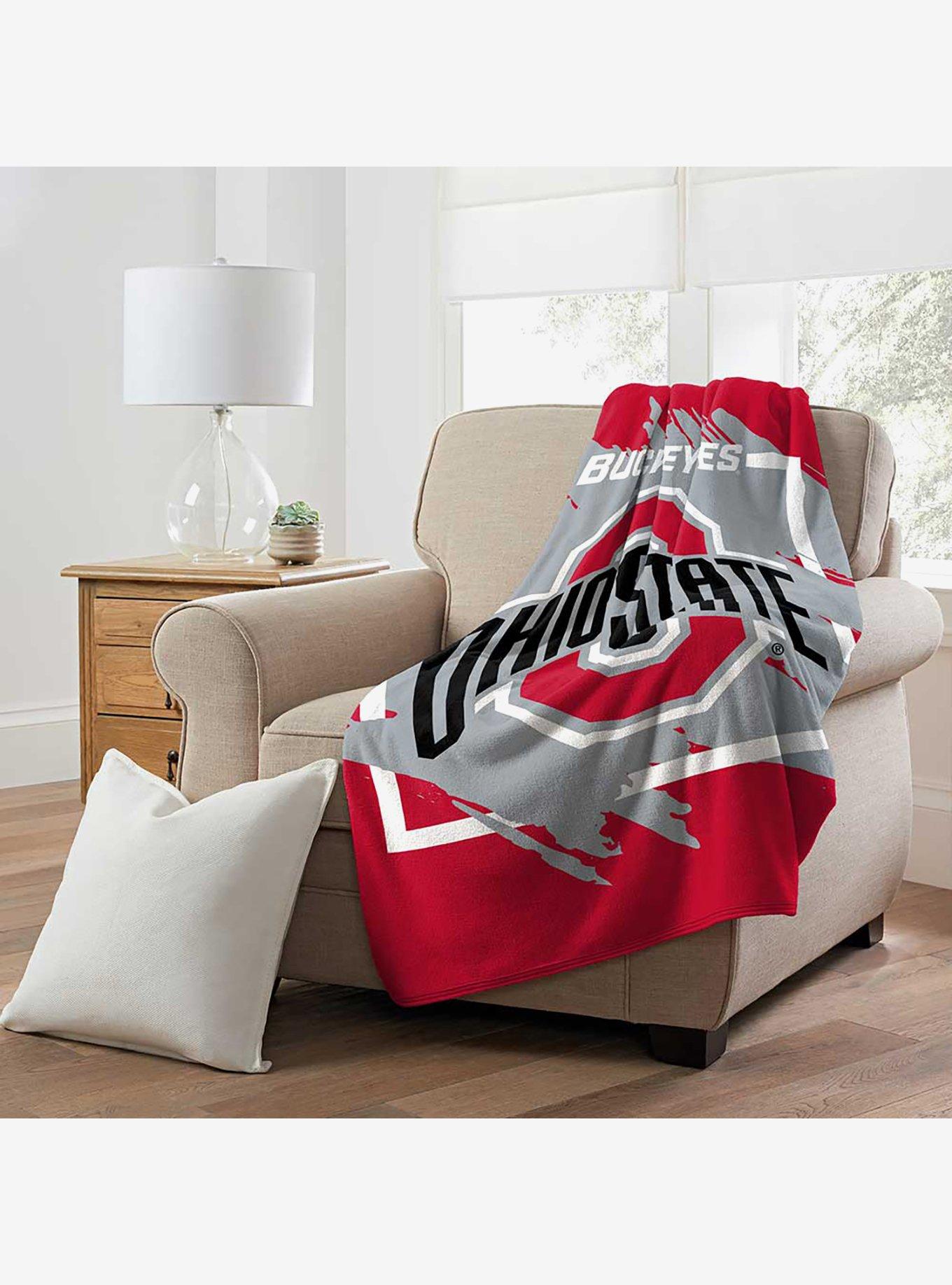 NCAA Dimensional Ohio State Micro Raschel Throw Blanket, , alternate - view 4