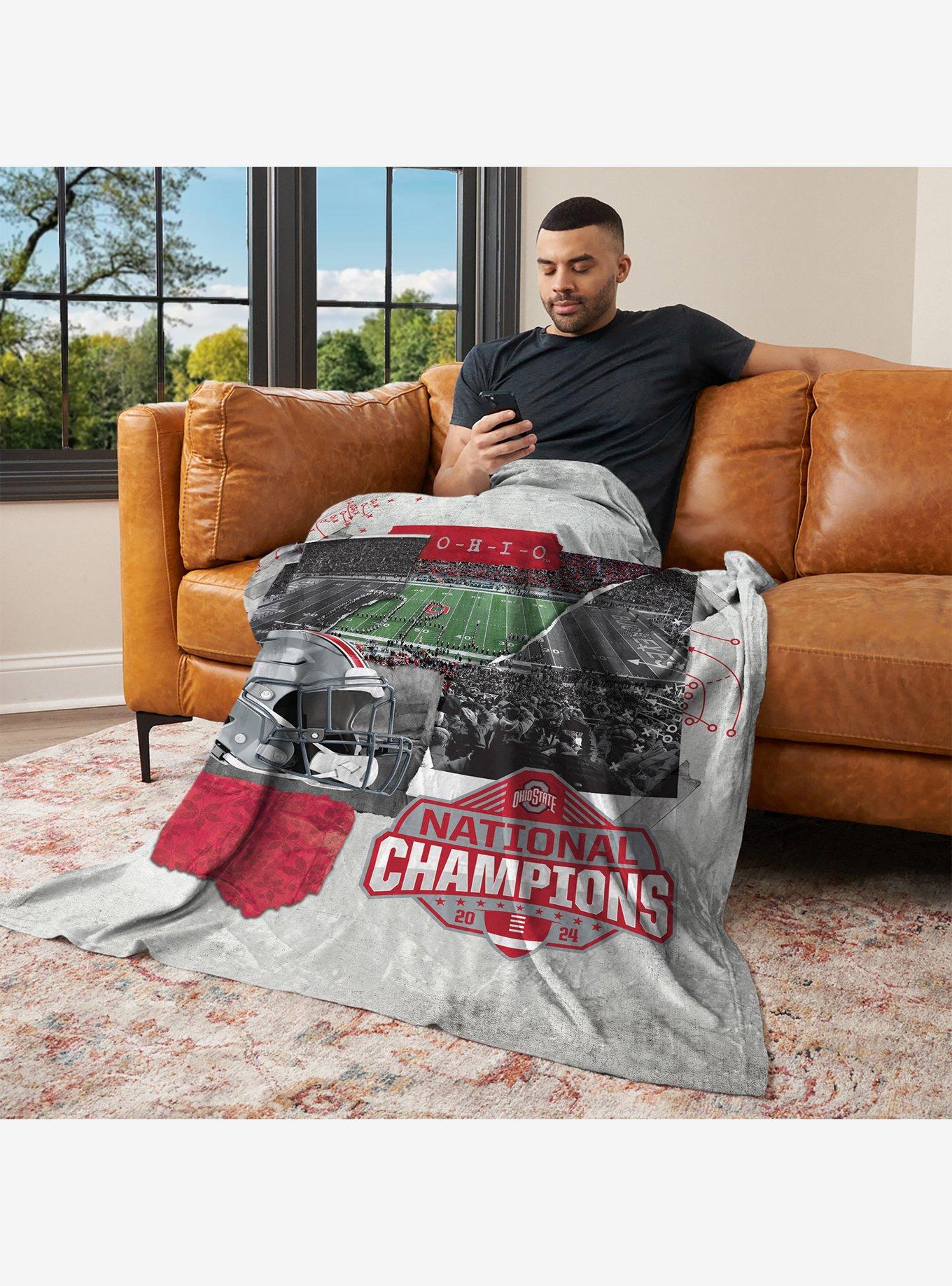 NCAA Ohio State Buckeyes 2024 FBC Champ Love Silk Touch Throw Blanket, , alternate