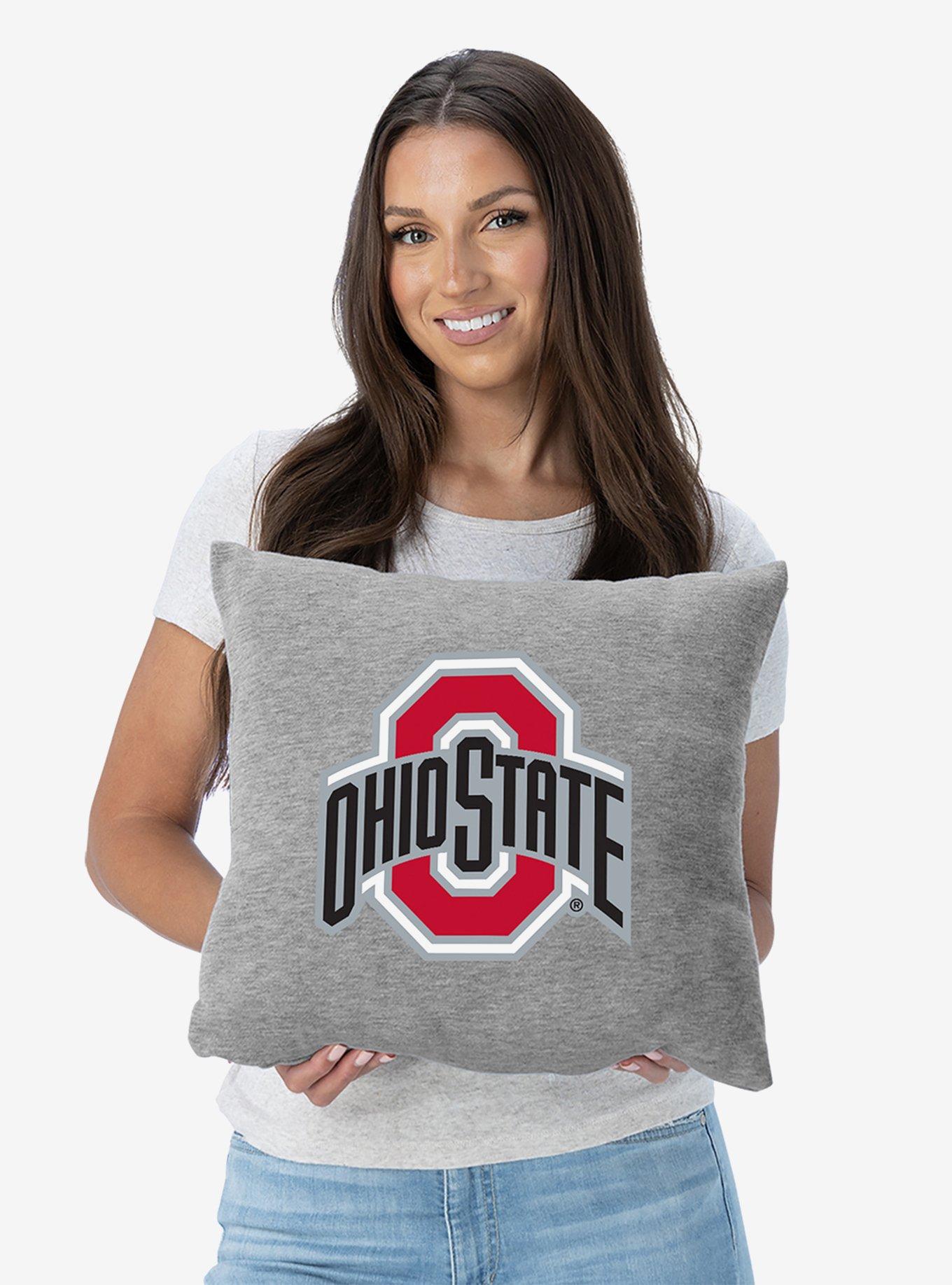 NCAA Ohio State Buckeyes Logo Sweatshirt Pillow, , hi-res