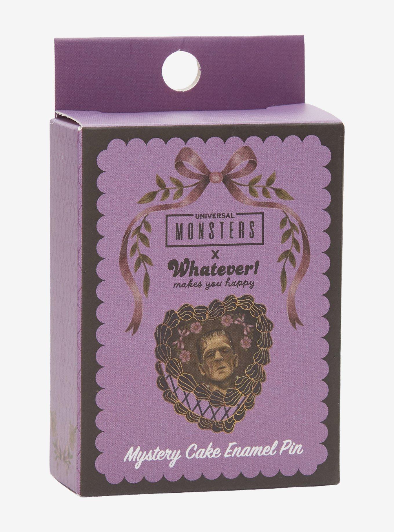 Whatever! Makes You Happy Universal Monsters Cake Blind Box Enamel Pin, , alternate - view 3
