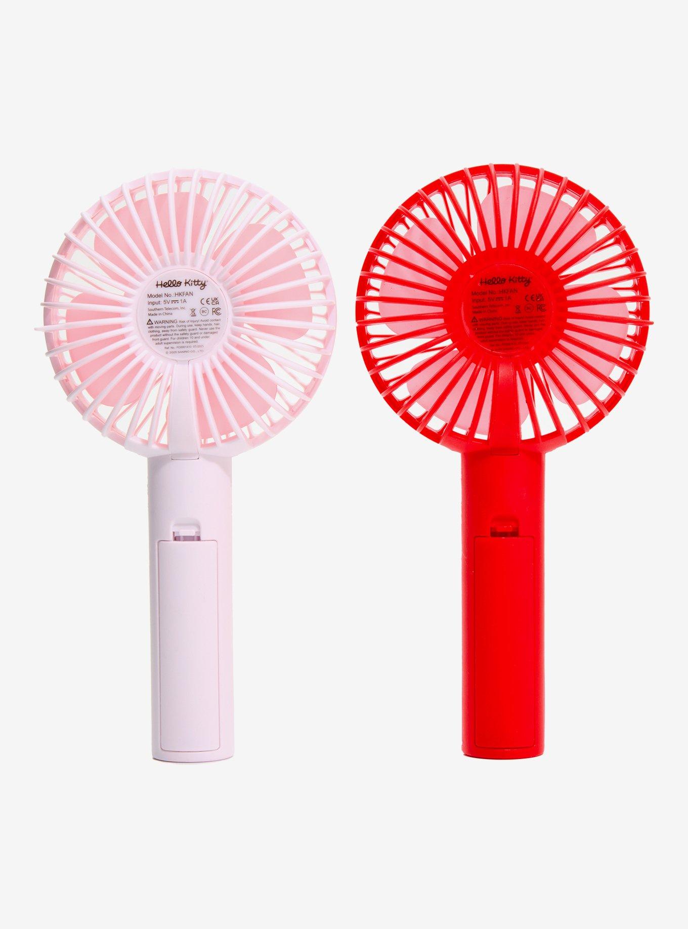 Hello Kitty Handheld Fan With Stand Set, , alternate