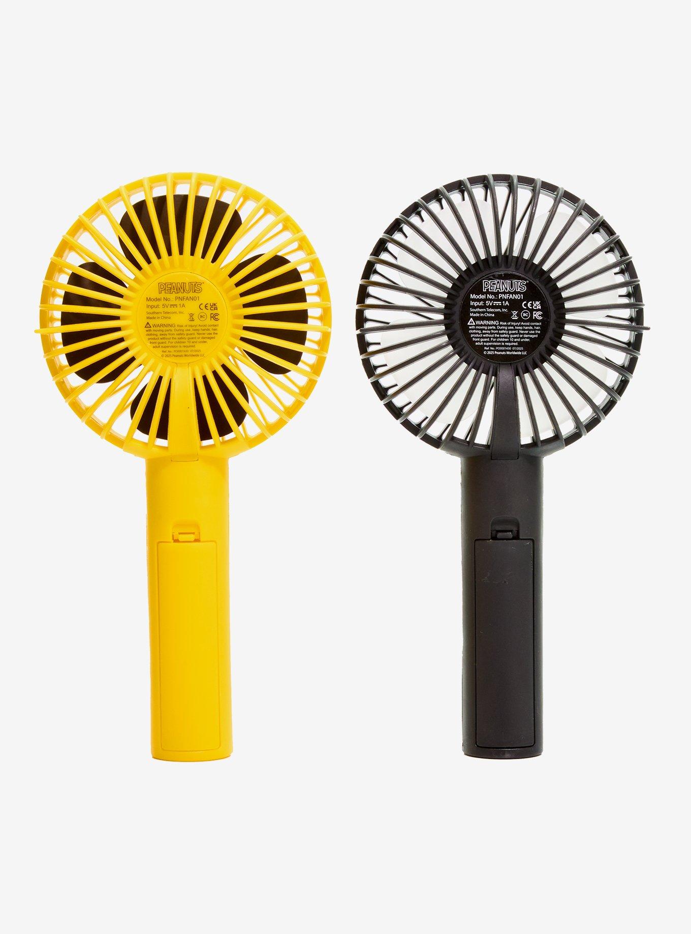 Peanuts Snoopy & Charlie Brown Handheld Fan With Stand Set, , alternate