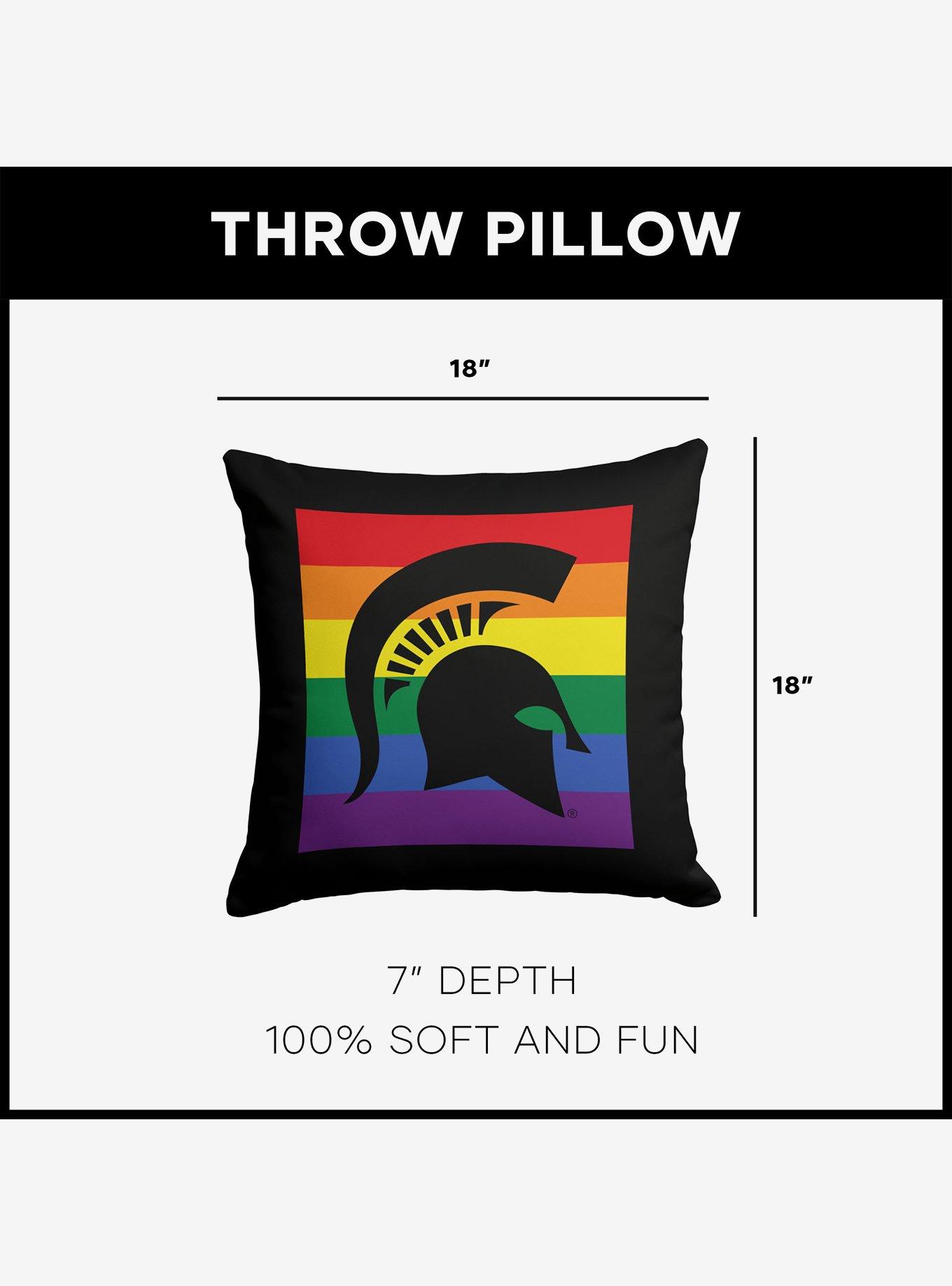 NCAA Michigan State Pride Series Throw Pillow, , alternate