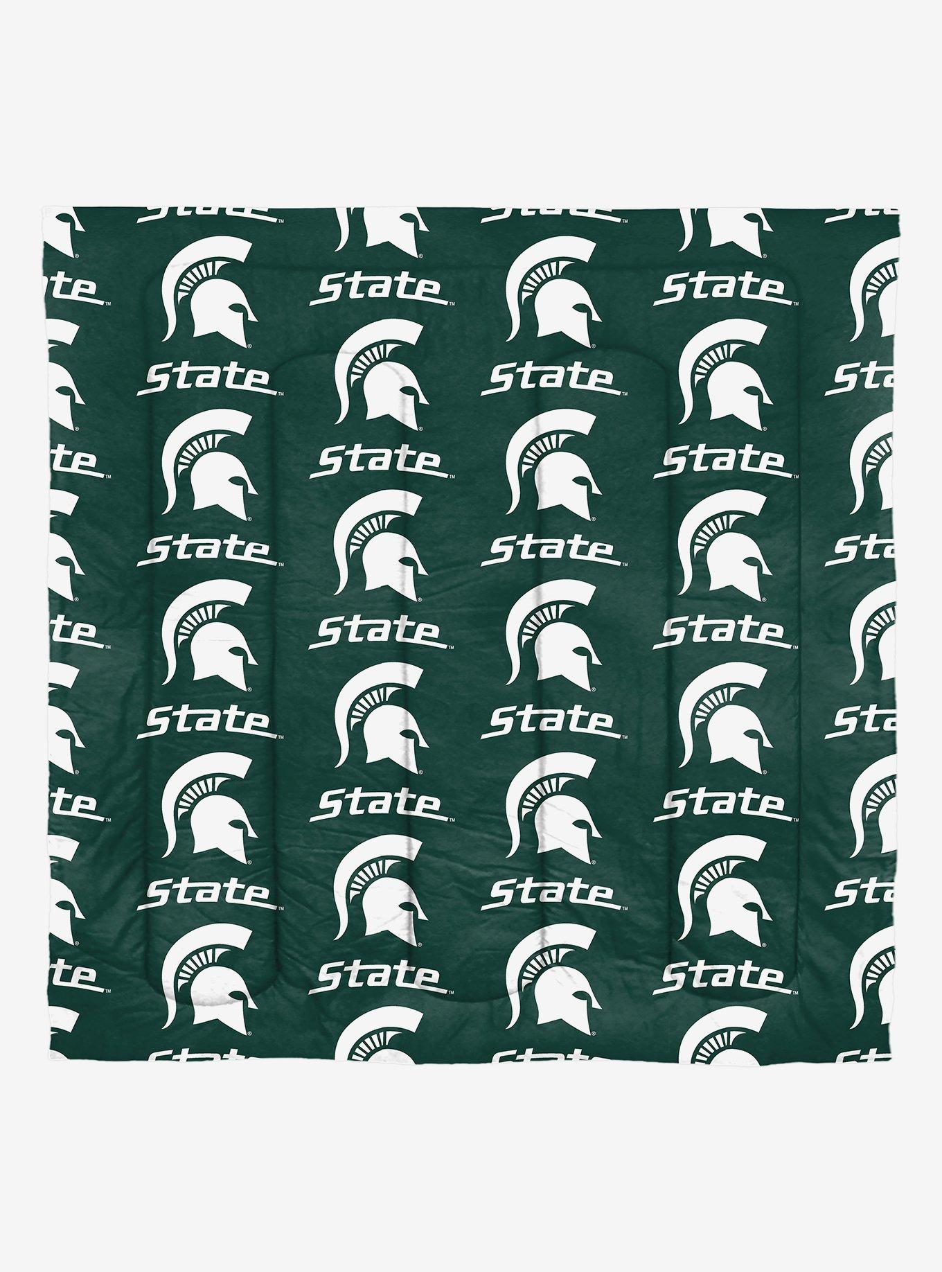 NCAA Michigan Rotary State 7PC Queen Bed In Bag Set, , hi-res