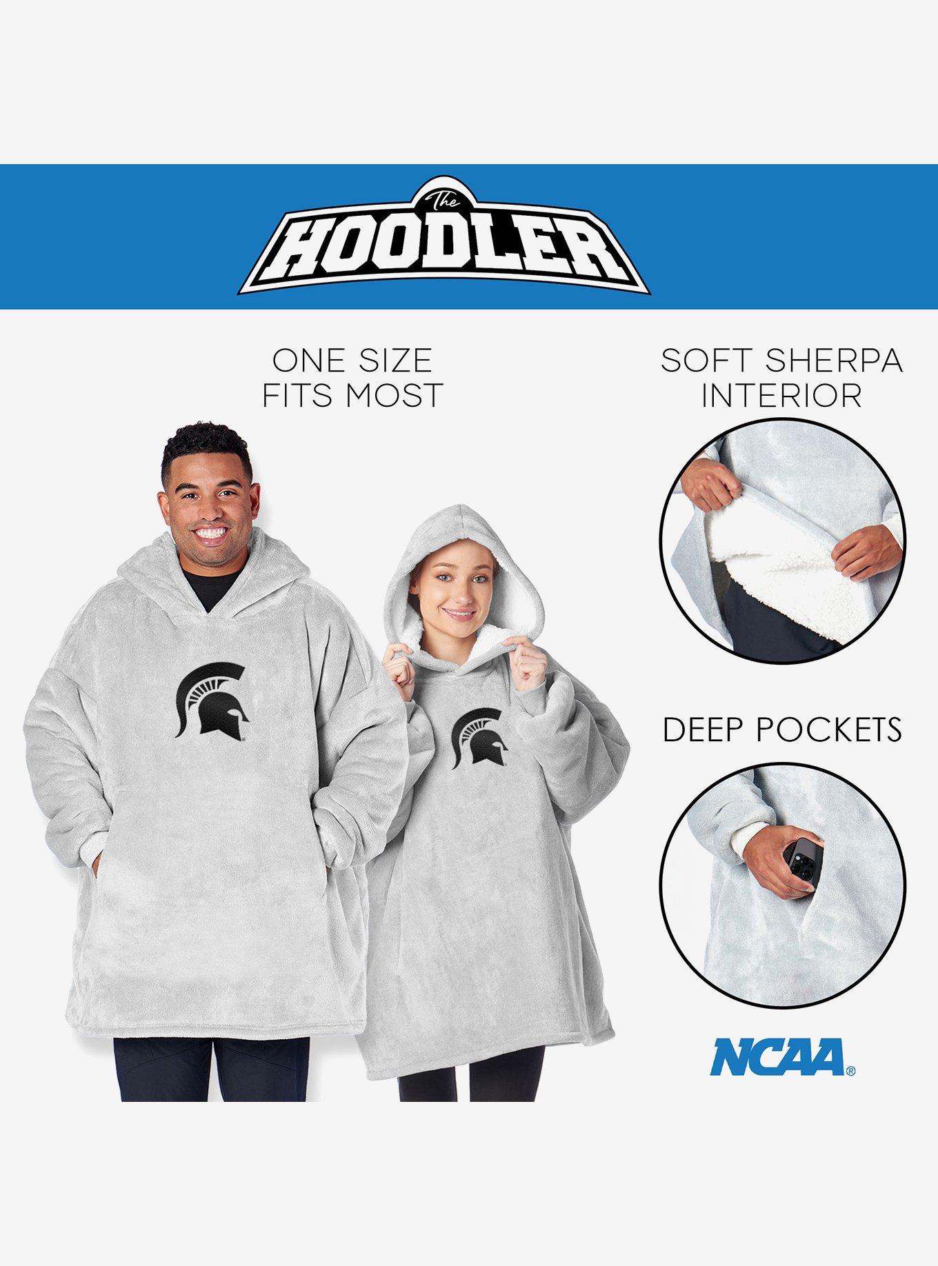 NCAA Michigan State Spartans Heather Grey Hoodler Pullover Hoodie