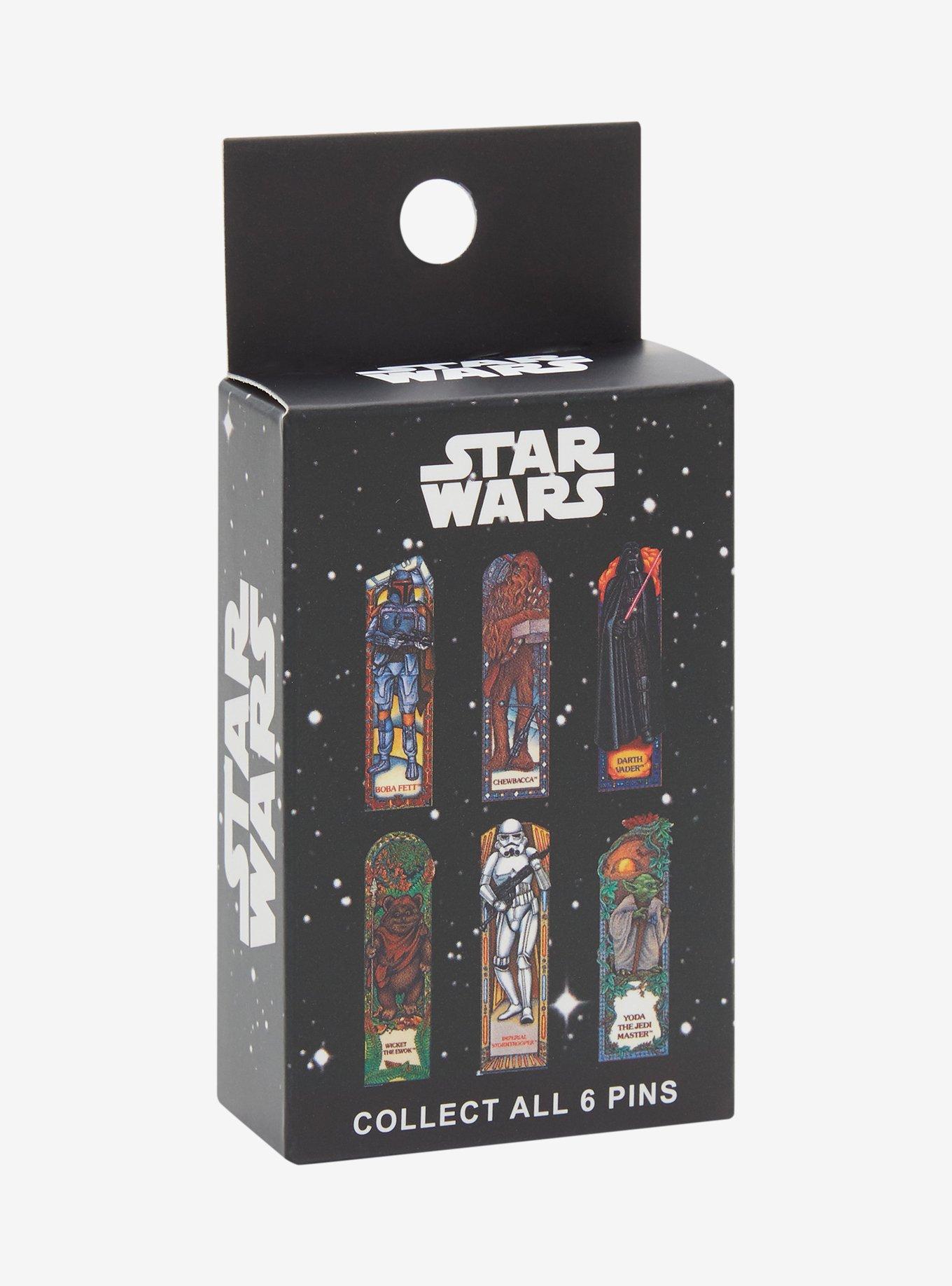 Star Wars Stained Glass Blind Box Enamel Pin Hot Topic Exclusive, , hi-res
