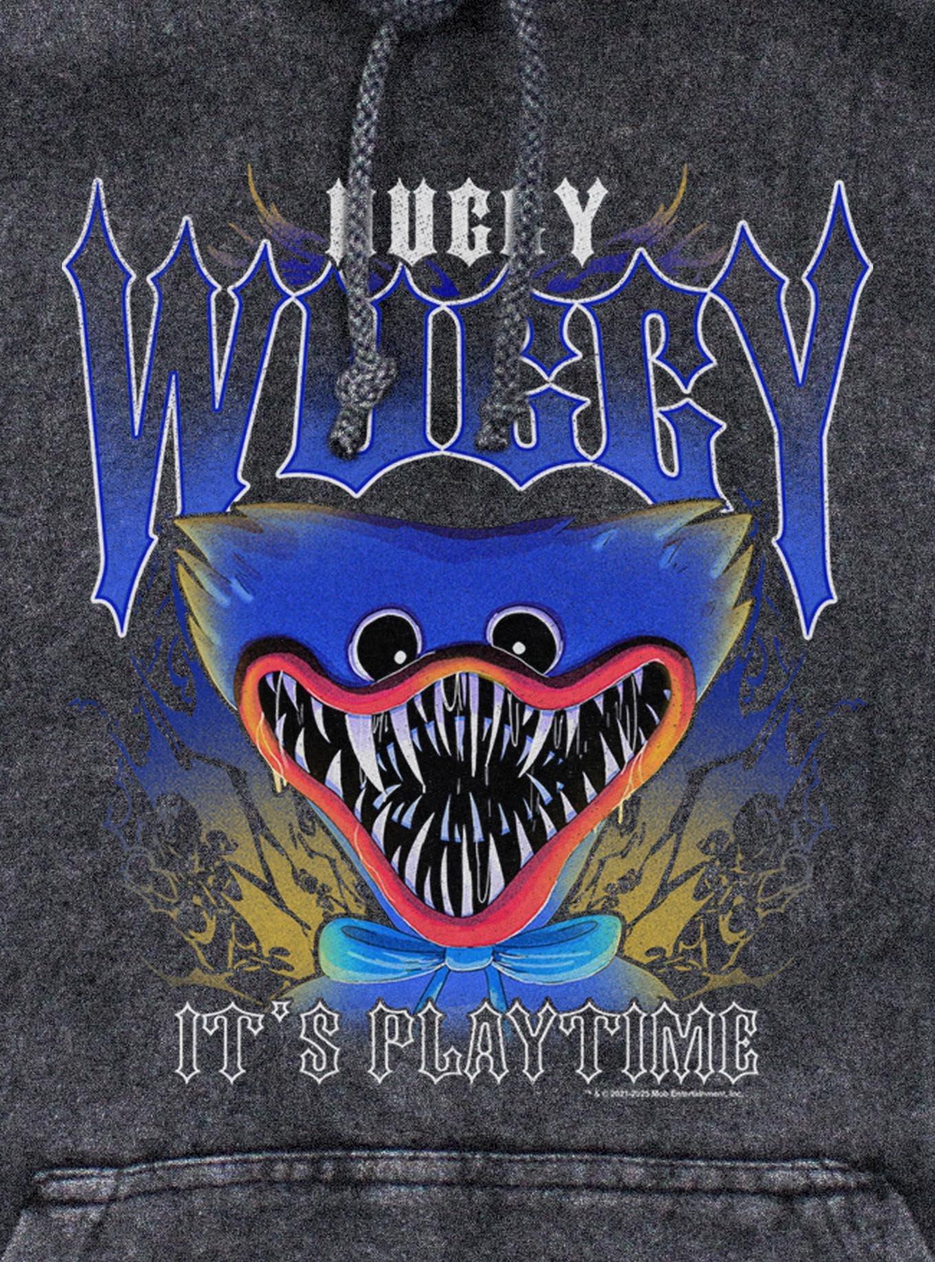 Poppy Playtime Huggy Wuggy Play Time Mineral Wash Hoodie, , hi-res