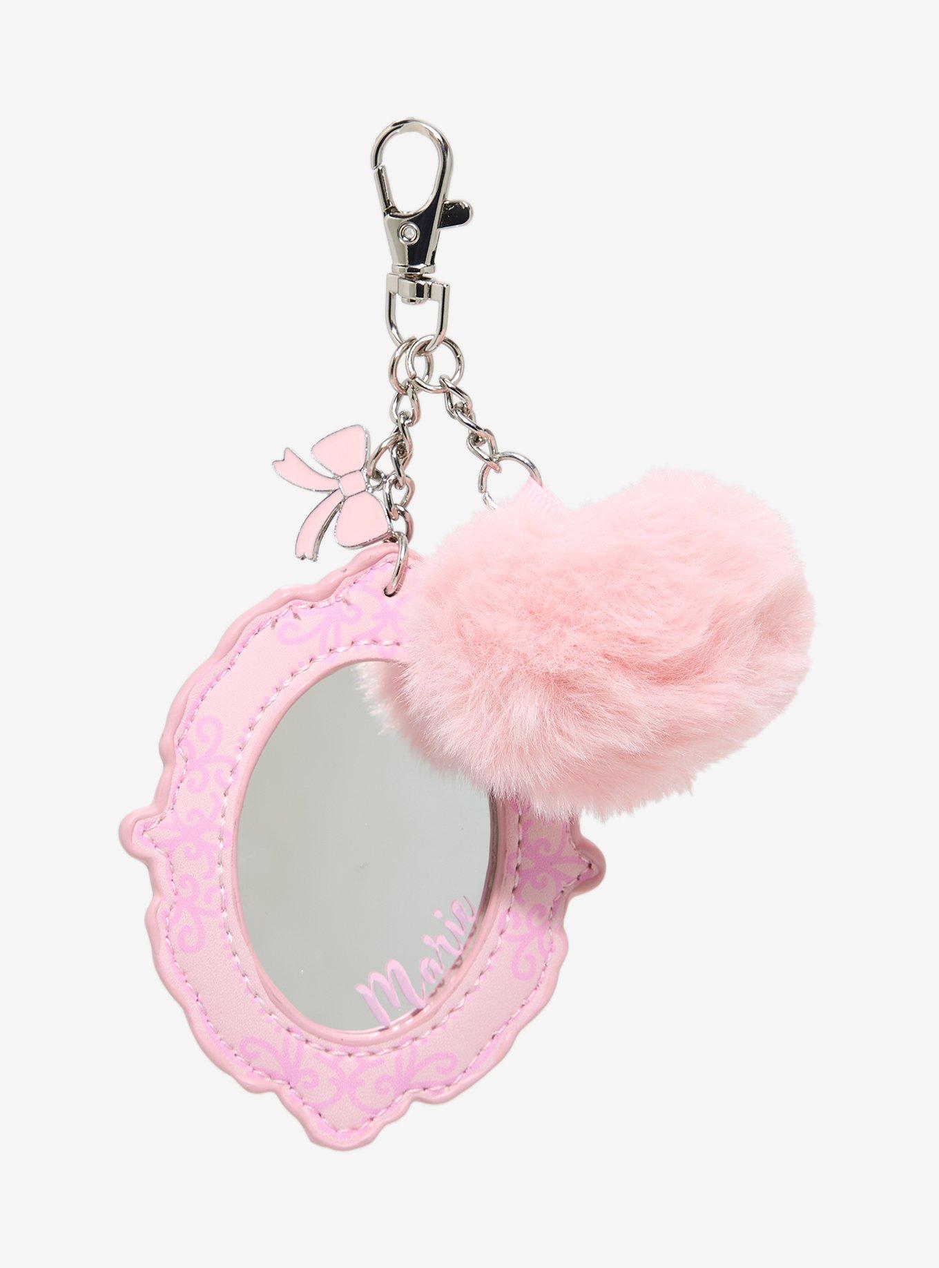 Disney The Aristocats Marie Mirror Multi-Charm Pom Pom Keychain - BoxLunch Exclusive, , alternate - view 3