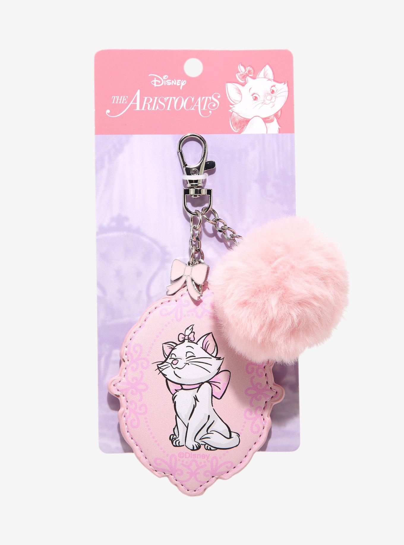 Disney The Aristocats Marie Mirror Multi-Charm Pom Pom Keychain - BoxLunch Exclusive, , alternate - view 4