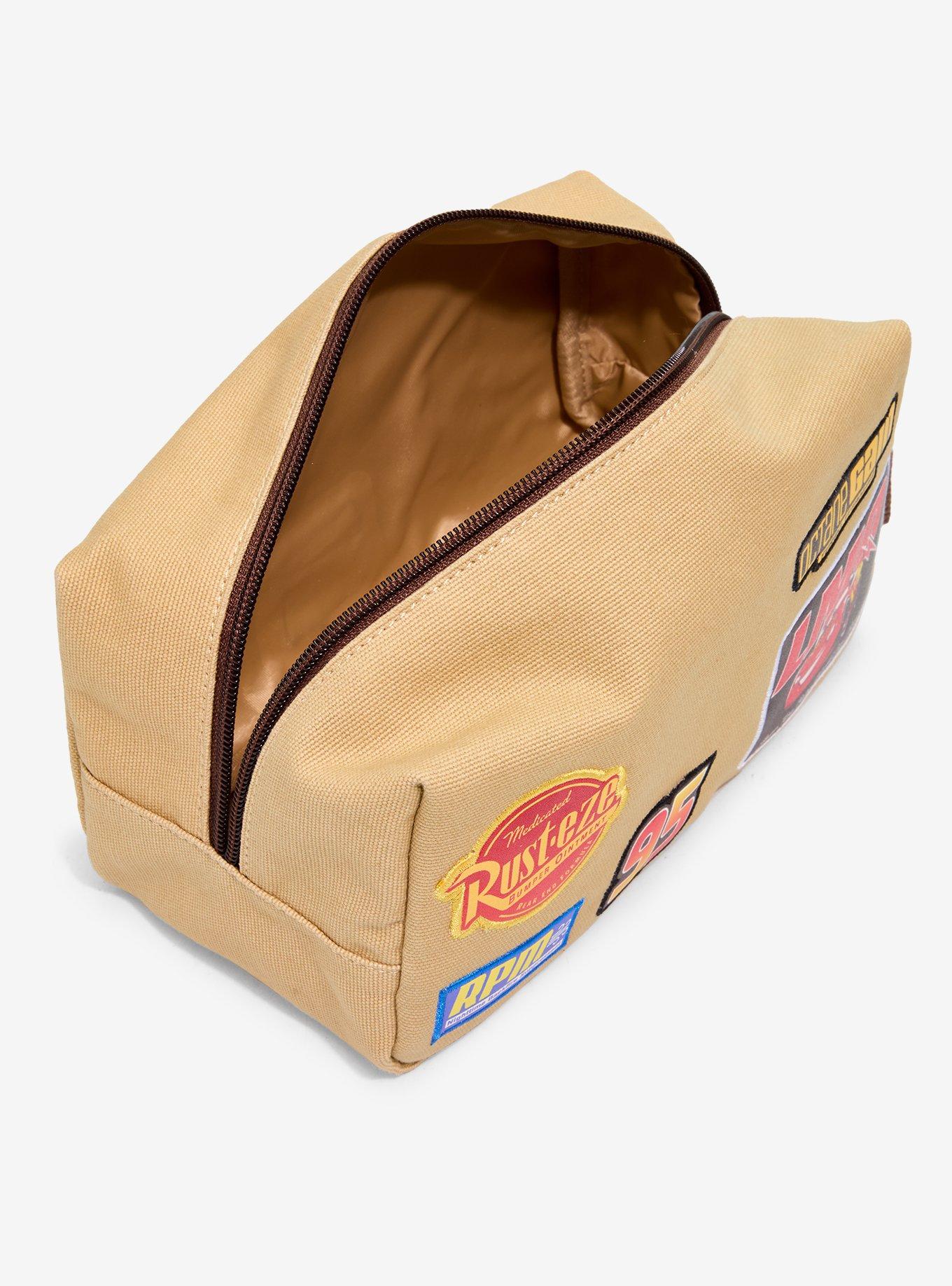 Disney Pixar Cars Lightning McQueen Patches Cosmetic Bag - BoxLunch Exclusive, , alternate - view 4