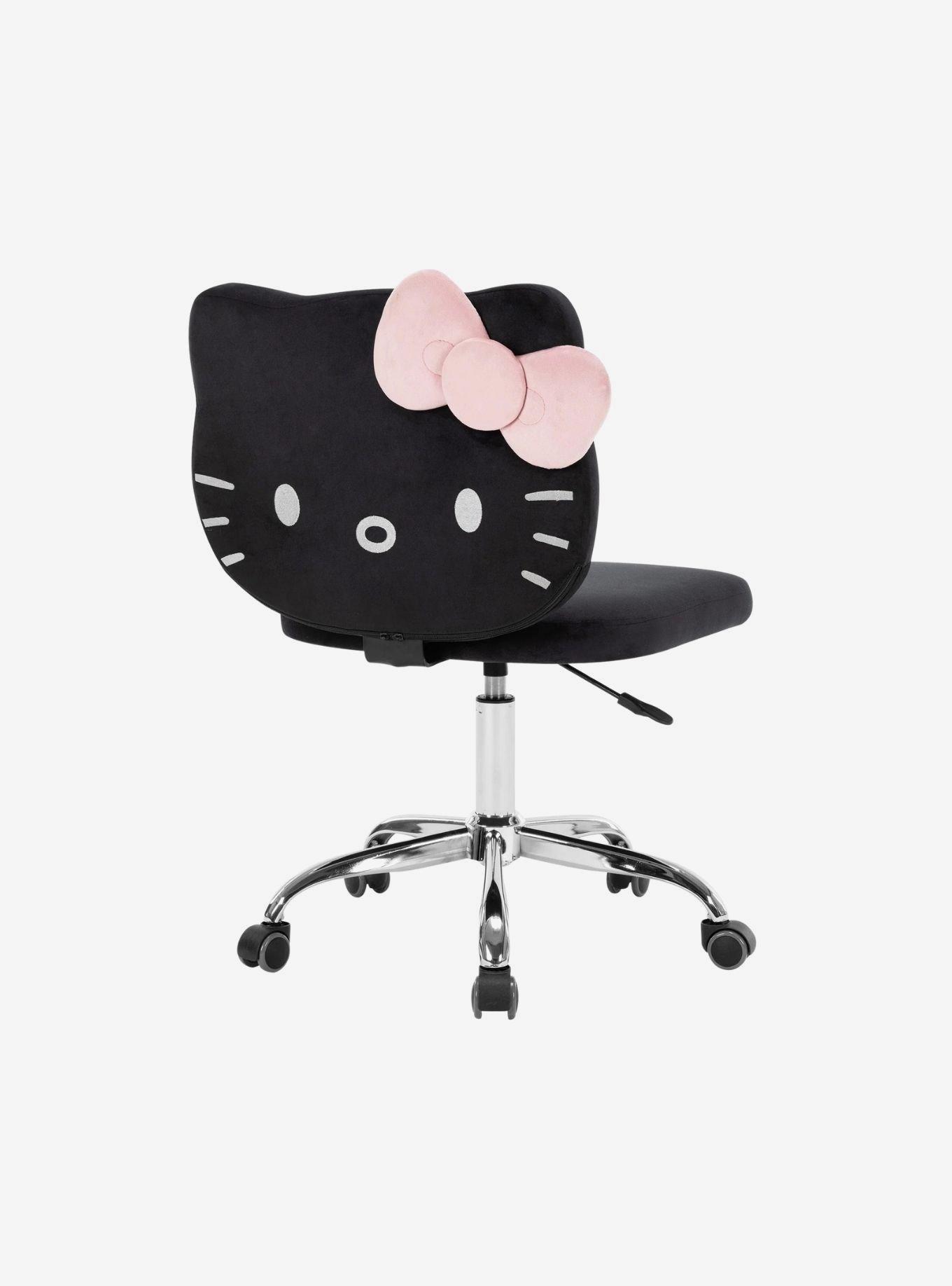 Sanrio Hello Kitty Kawaii Swivel Vanity Chair, , alternate