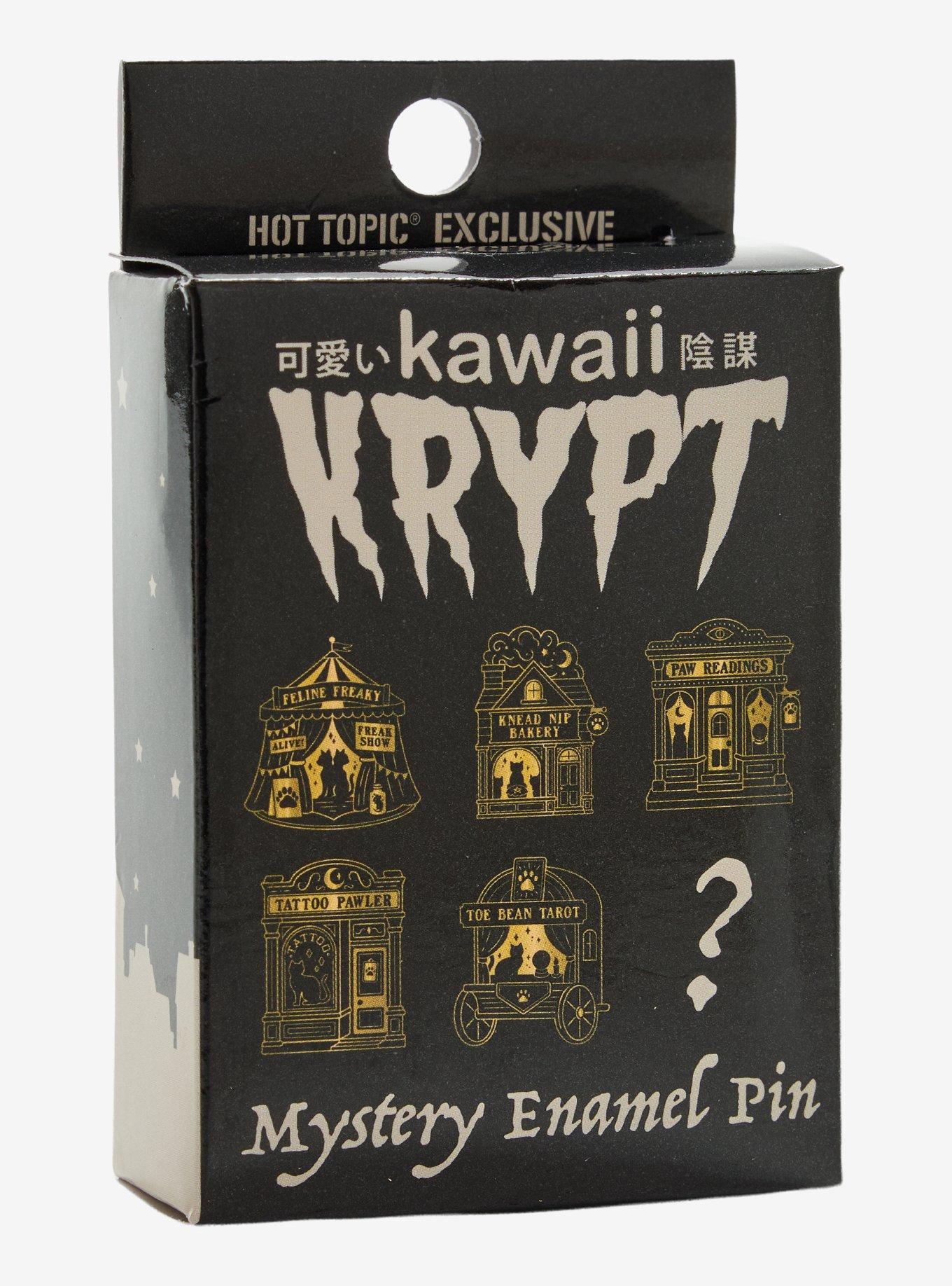 Kawaii Krypt Black & Gold Blind Box Enamel Pin Hot Topic Exclusive, , hi-res
