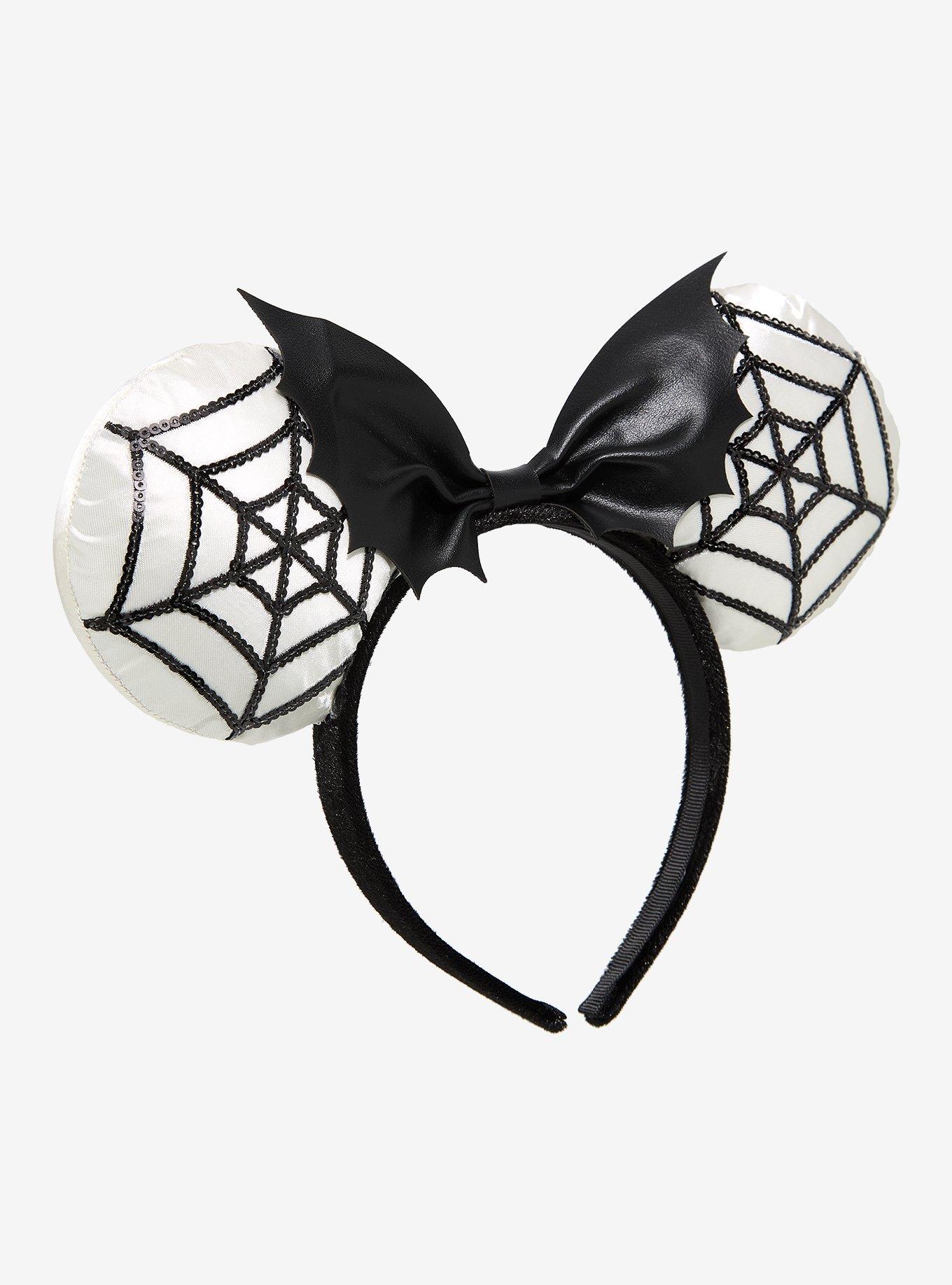 Disney Minnie Mouse Sequins Spiderweb Ears - BoxLunch Exclusive, , hi-res