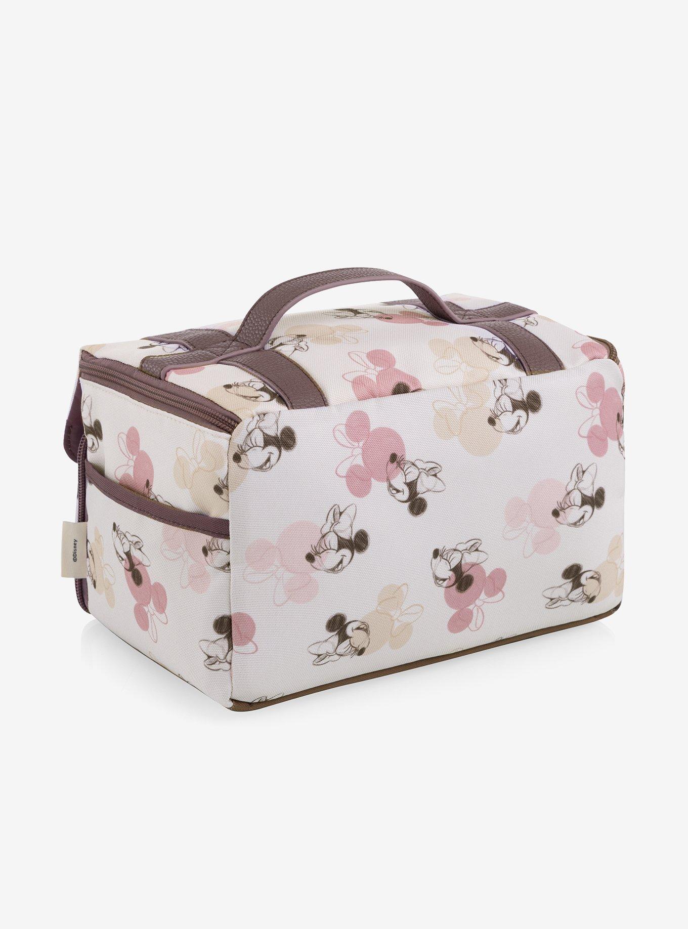 Disney Minnie Mouse Beige with Vintage Pink Sketch Lunch Cooler Bag
