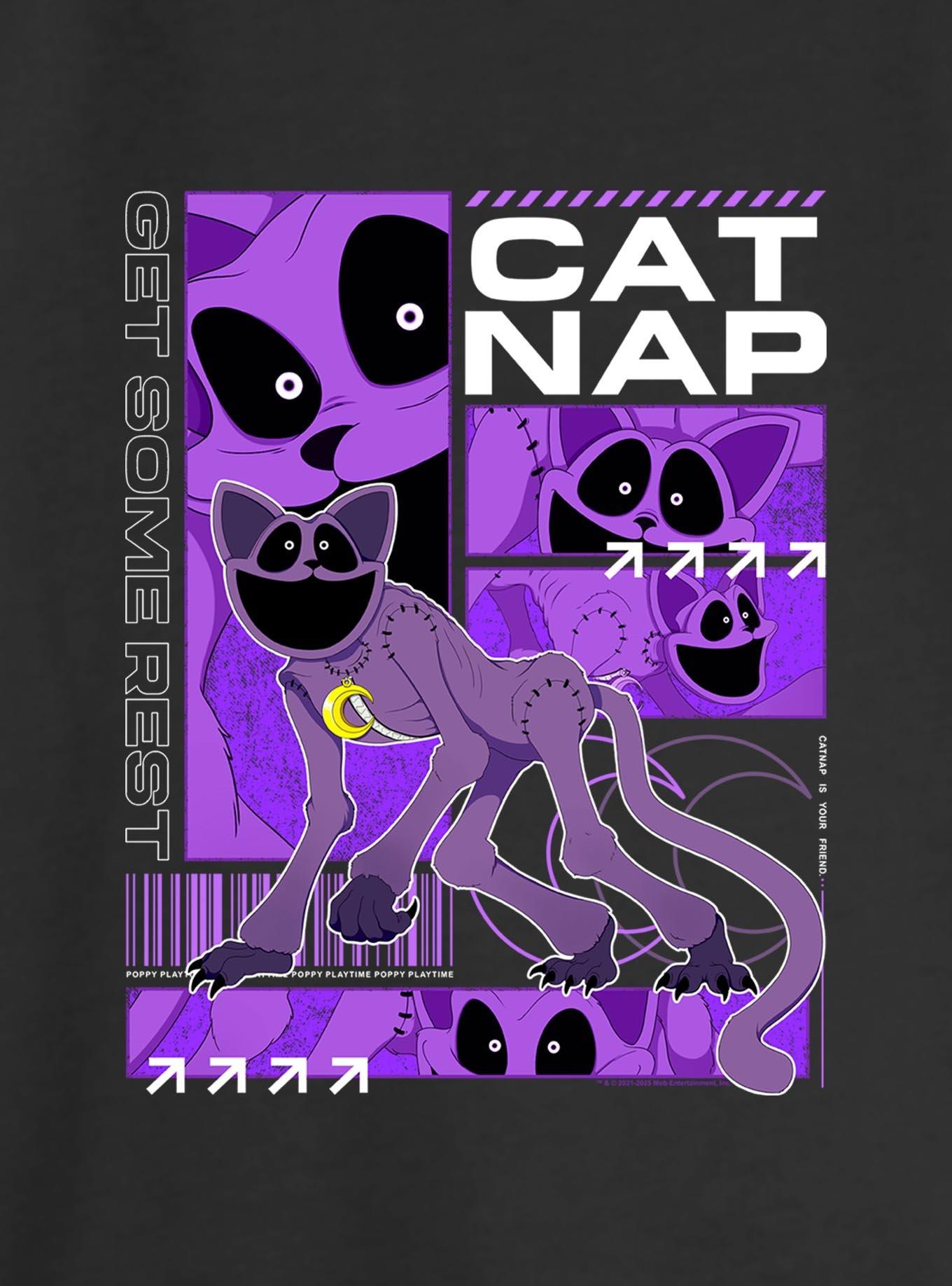 Poppy Playtime Catnap Is Your Friend Womens Oversized Sweatshirt, , hi-res