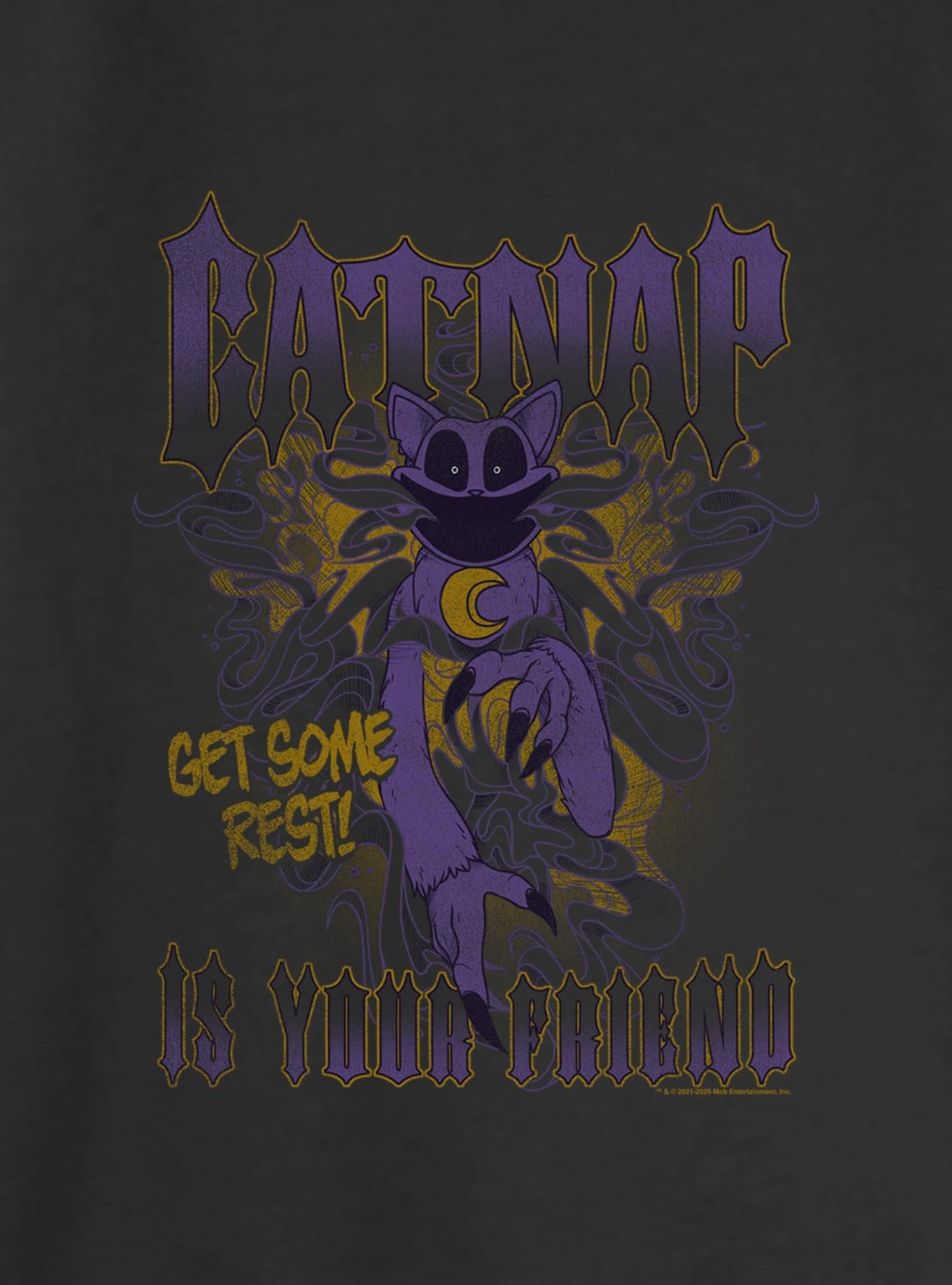 Poppy Playtime Catnap Is Your Friend Womens Oversized Sweatshirt