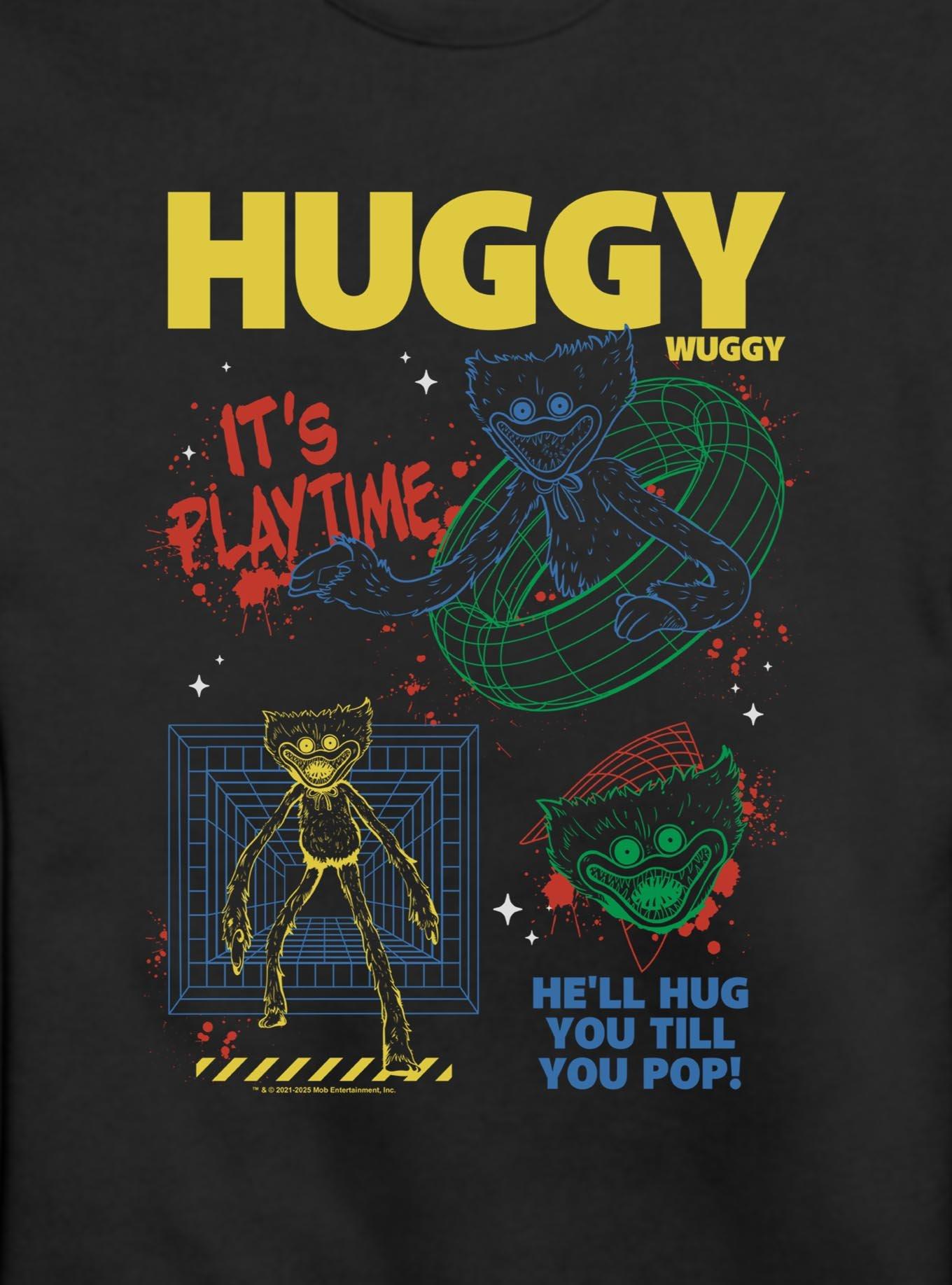 Poppy Playtime Huggy Wuggy Wants To Play Womens Oversized Sweatshirt, , hi-res