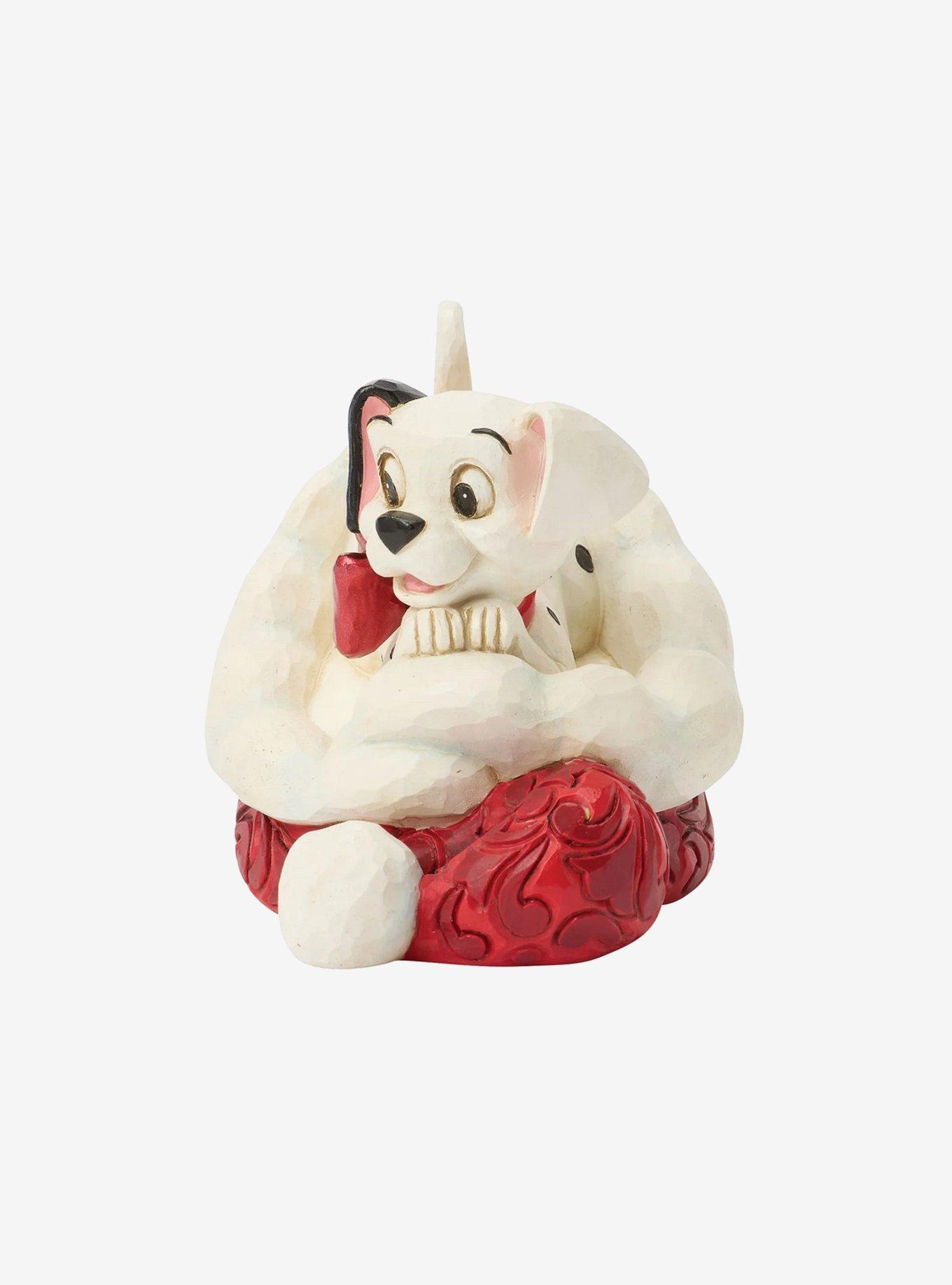 Jim Shore Disney 101 Dalmatians Santa Hat Figure, , alternate - view 3