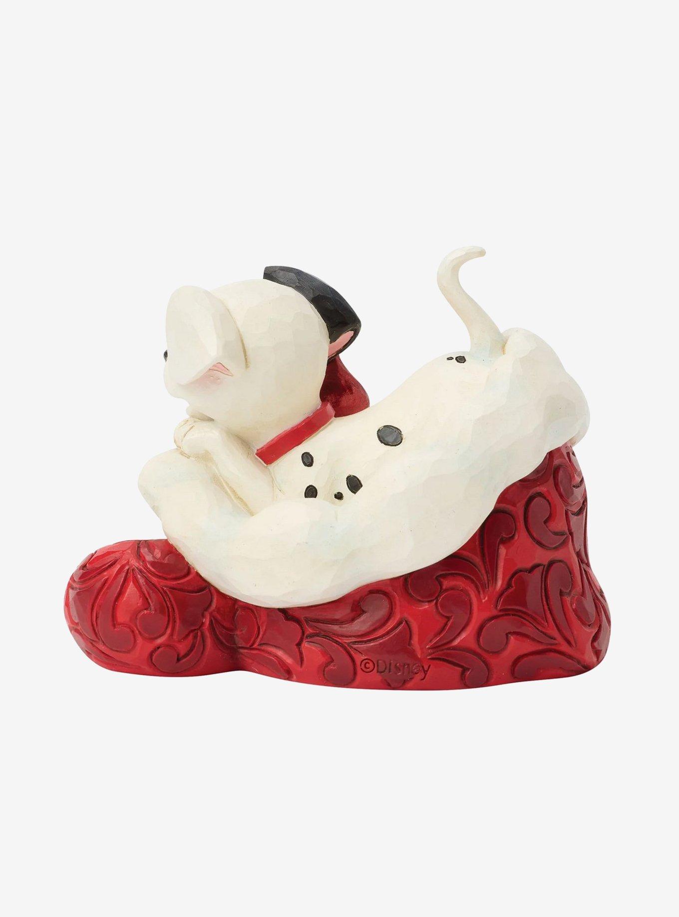 Jim Shore Disney 101 Dalmatians Santa Hat Figure, , alternate - view 4