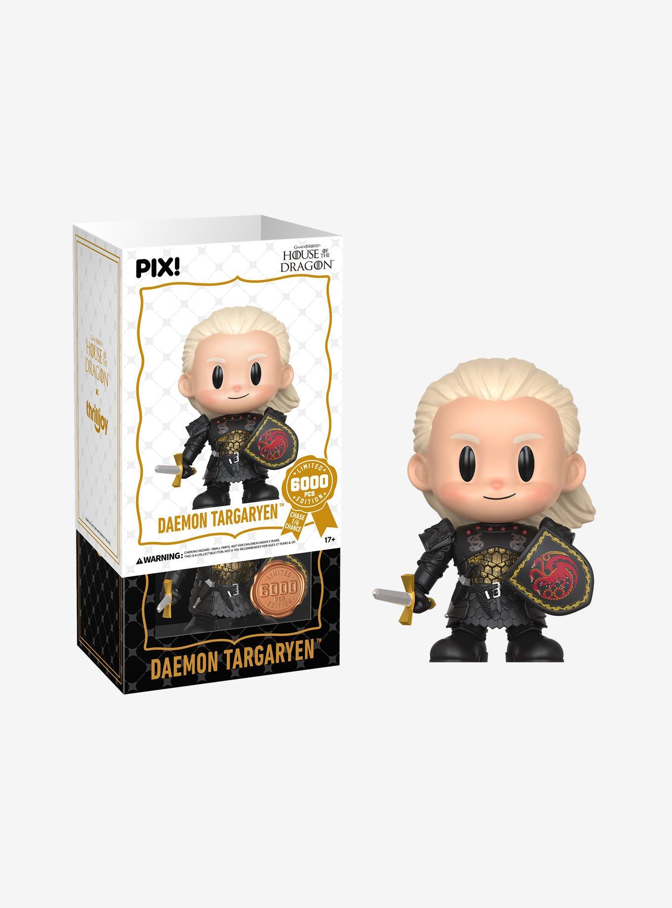 Thrilljoy House of The Dragon Pix! Daemon Targaryen Vinyl Figure, , hi-res