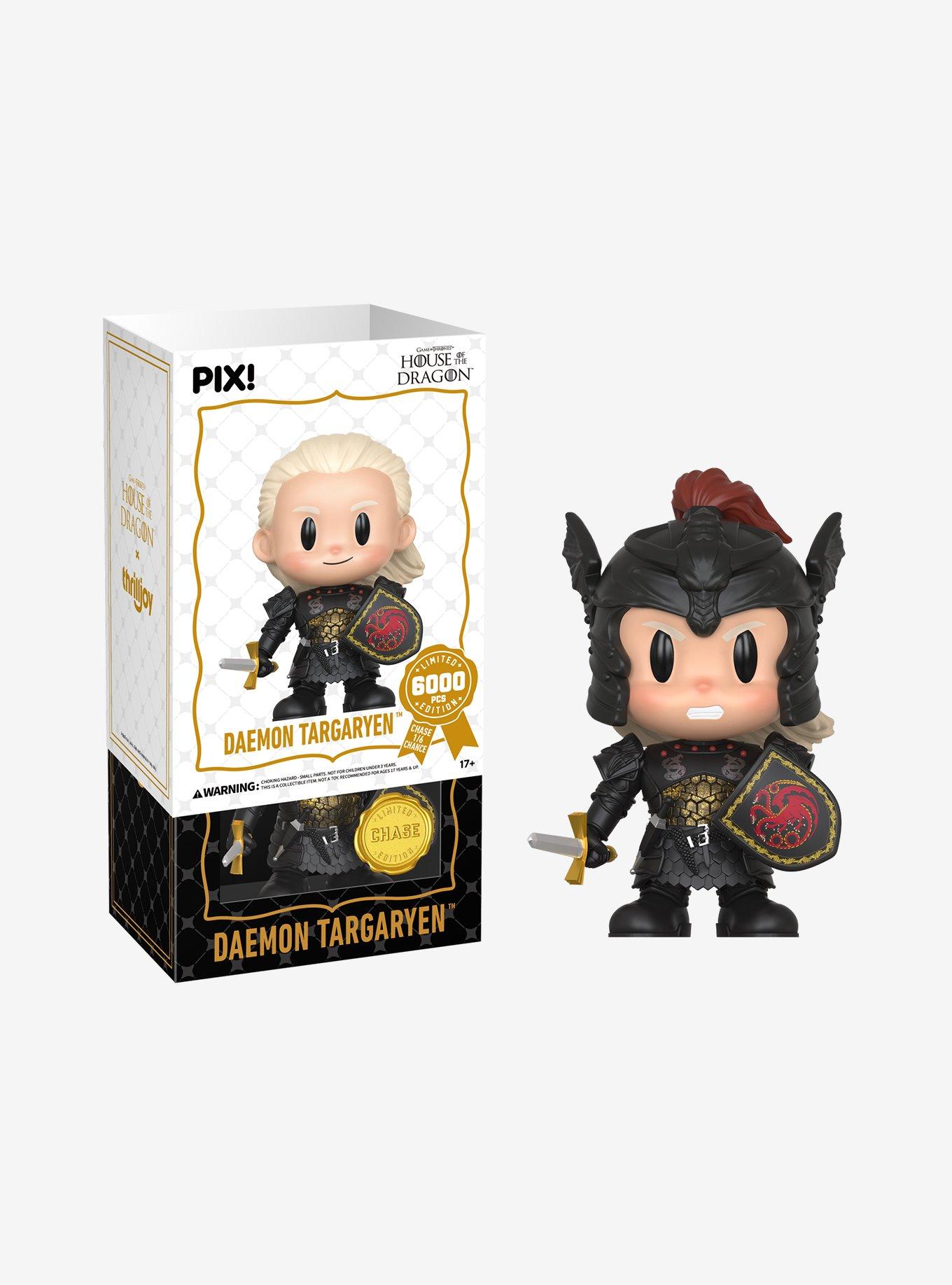 Thrilljoy House of The Dragon Pix! Daemon Targaryen Vinyl Figure, , alternate - view 3