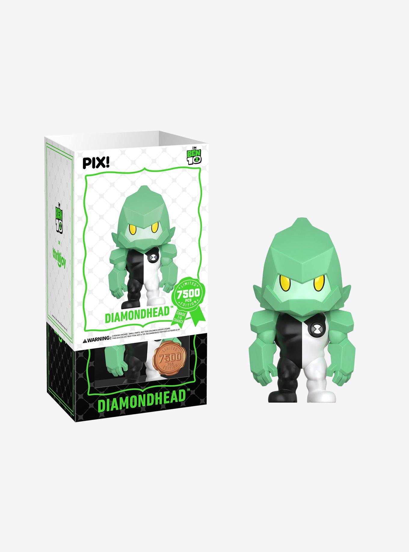 Thrilljoy Ben 10 Pix! Diamondhead Vinyl Figure, , hi-res