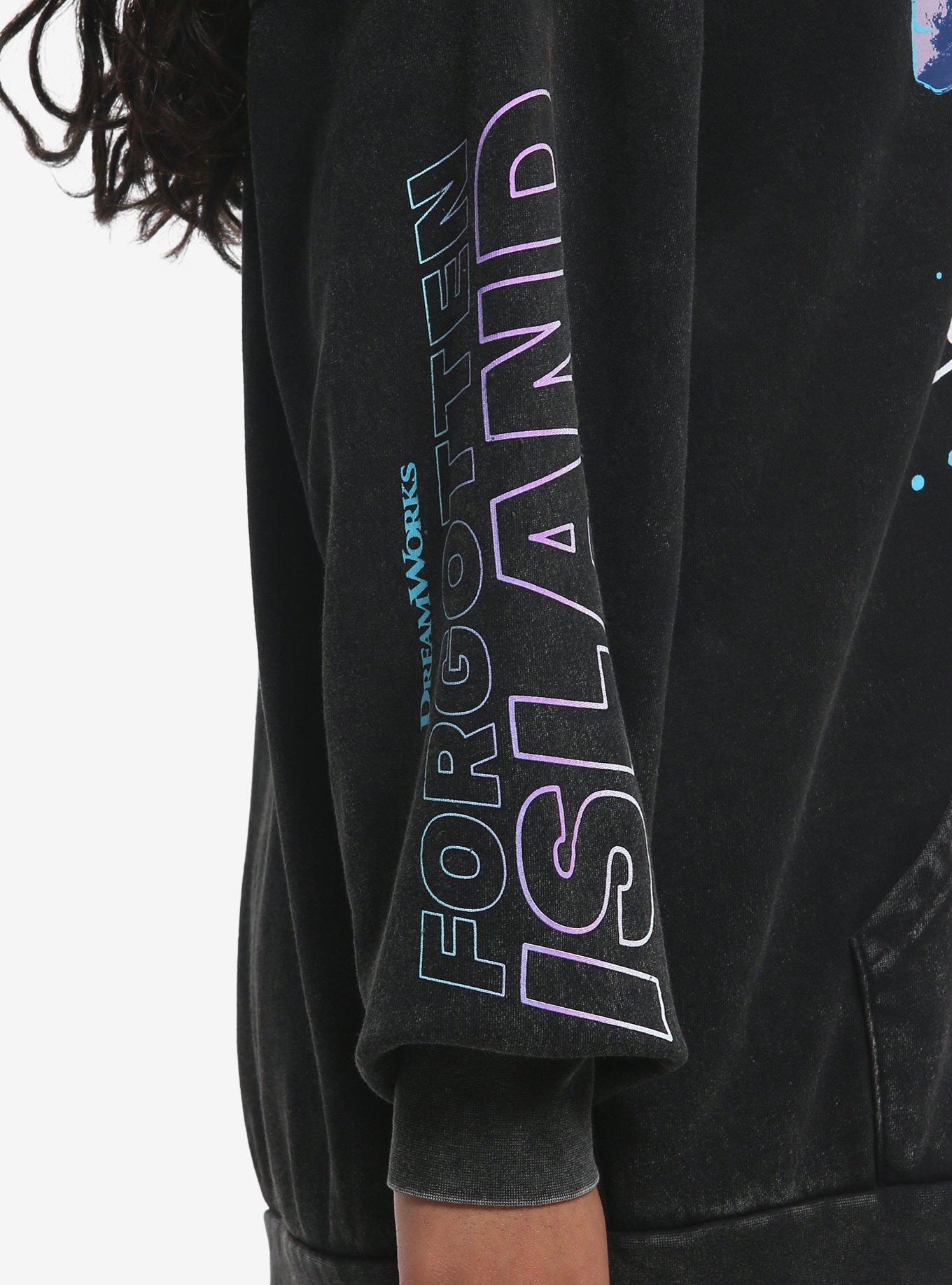 DreamWorks Animation's Forgotten Island Raissa & Jo Girls Oversized Hoodie, MULTI, alternate - view 4