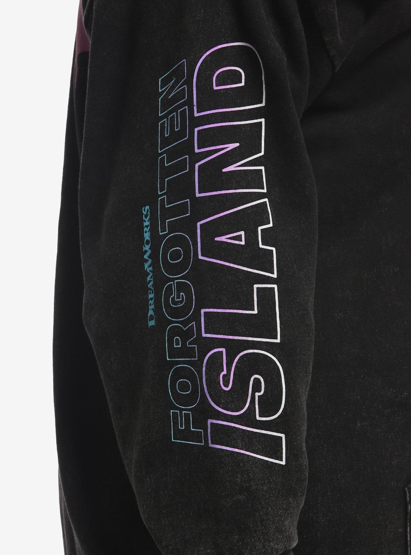 DreamWorks Animation's Forgotten Island Raissa & Jo Girls Oversized Hoodie Plus Size, MULTI, alternate - view 4