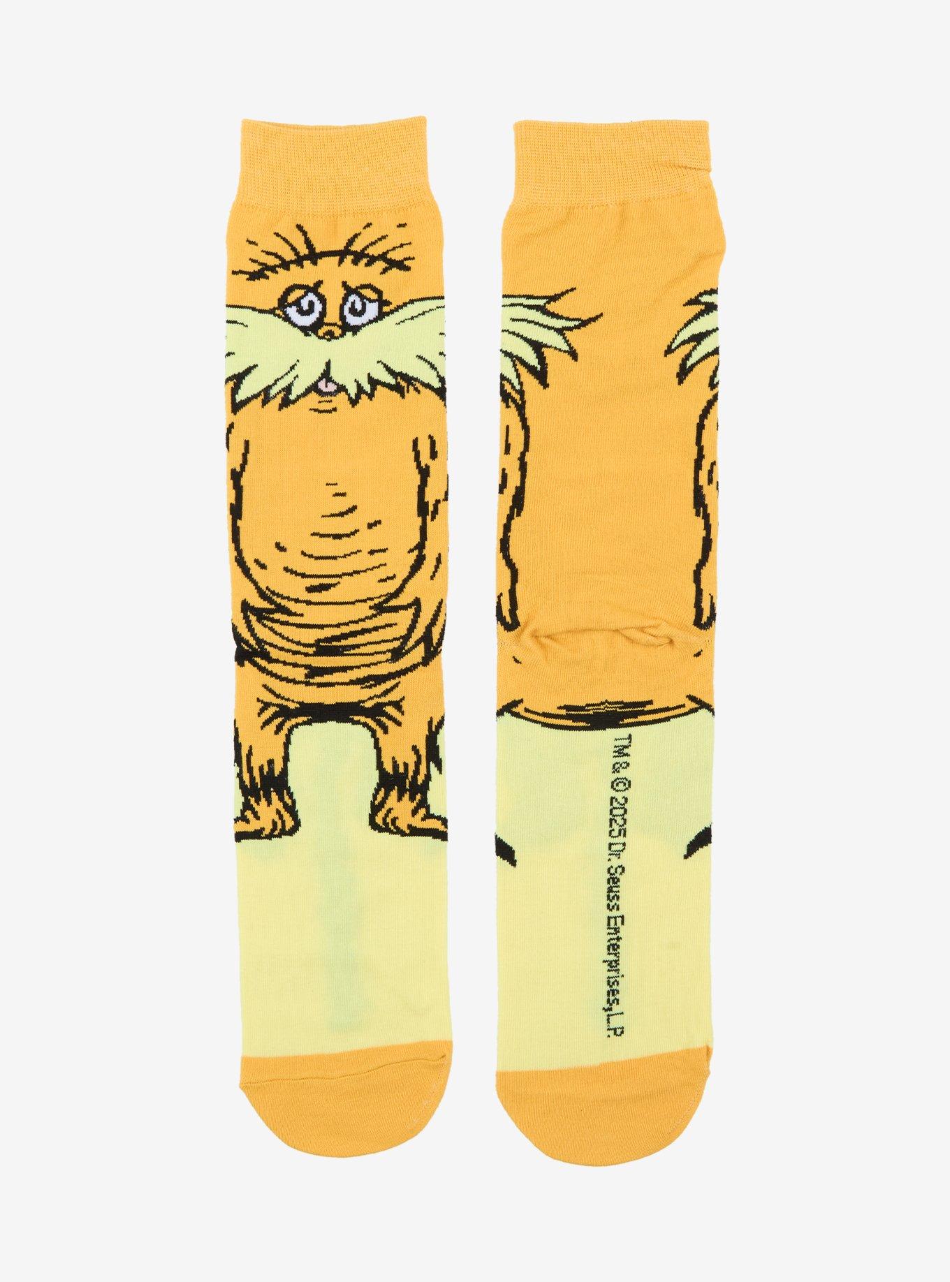 Dr. Seuss The Lorax Crew Socks, , hi-res