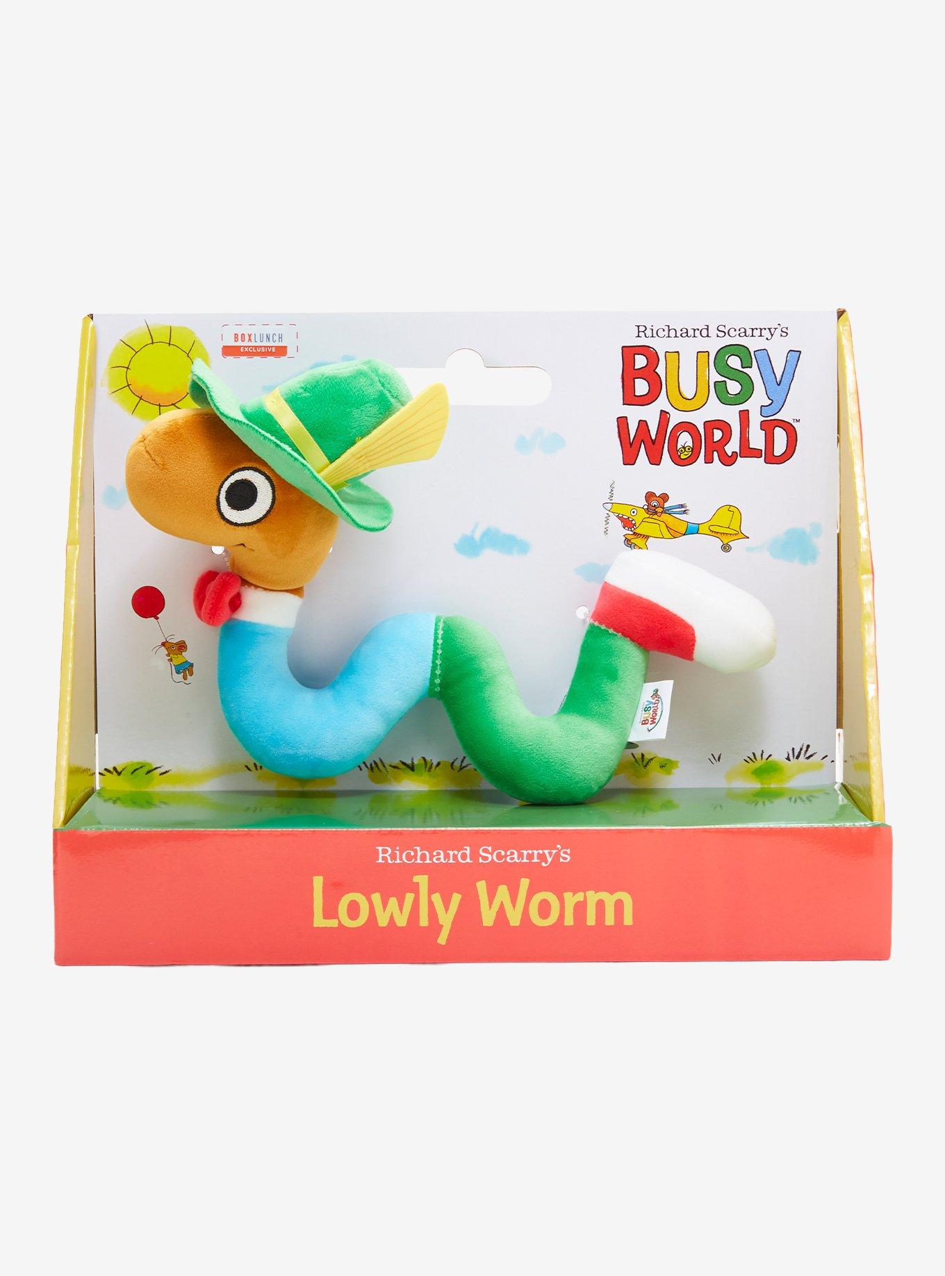 Richard Scarry's Busy World Lowly Worm 8 Inch Plush, , alternate - view 4