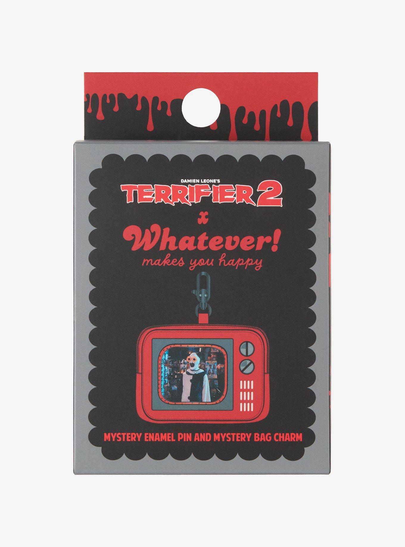 Whatever! Makes You Happy x Terrifier 2 Blind Box TV ITA Bag Charm & Enamel Pin, , alternate - view 4