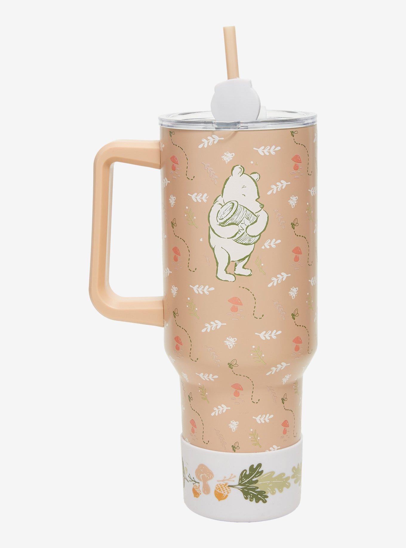 Disney Winnie the Pooh Classic Foliage Straw Tumbler with Handle and Boot - BoxLunch Exclusive, , alternate