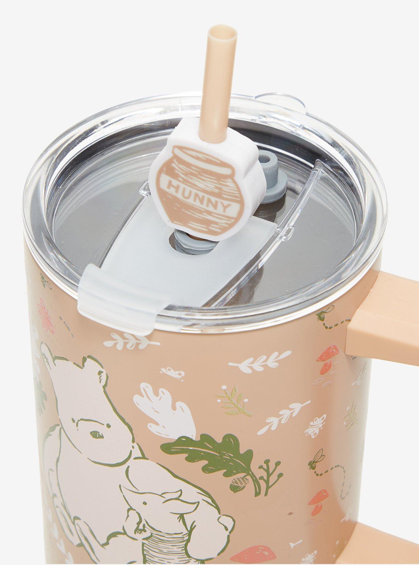 Disney Winnie the Pooh Classic Foliage Straw Tumbler with Handle and Boot - BoxLunch Exclusive, , alternate