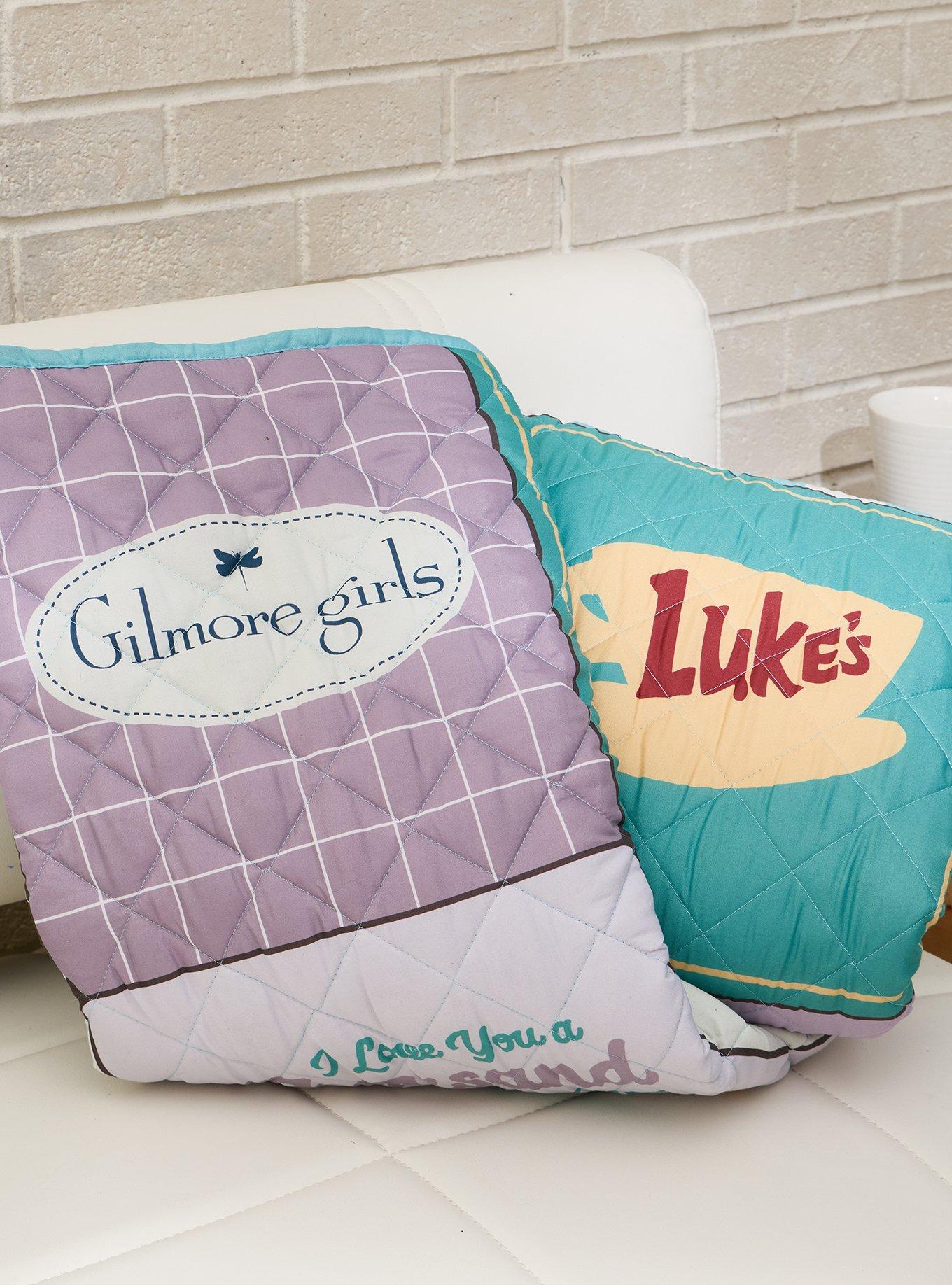 Gilmore Girls Icons Reversible Retro Quilted Blanket - BoxLunch Exclusive, , alternate - view 2