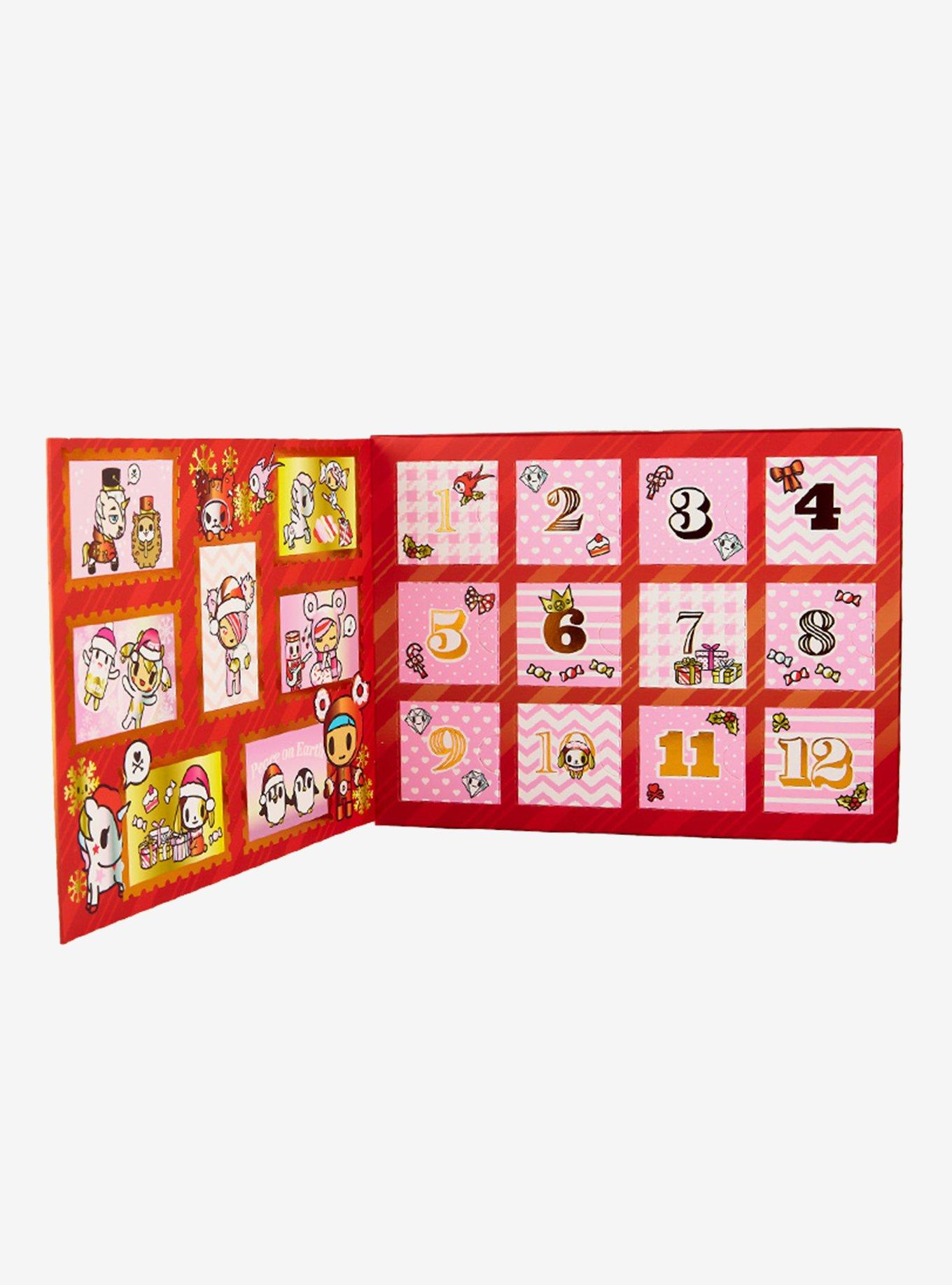 tokidoki Holiday Sparkle 12 Days of Christmas Charm Calendar