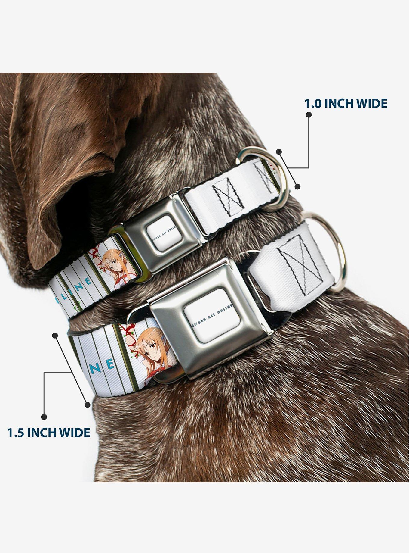Sword Art Online Asuna Cage Trap Pose & Title Seatbelt Buckle Dog Collar, , hi-res