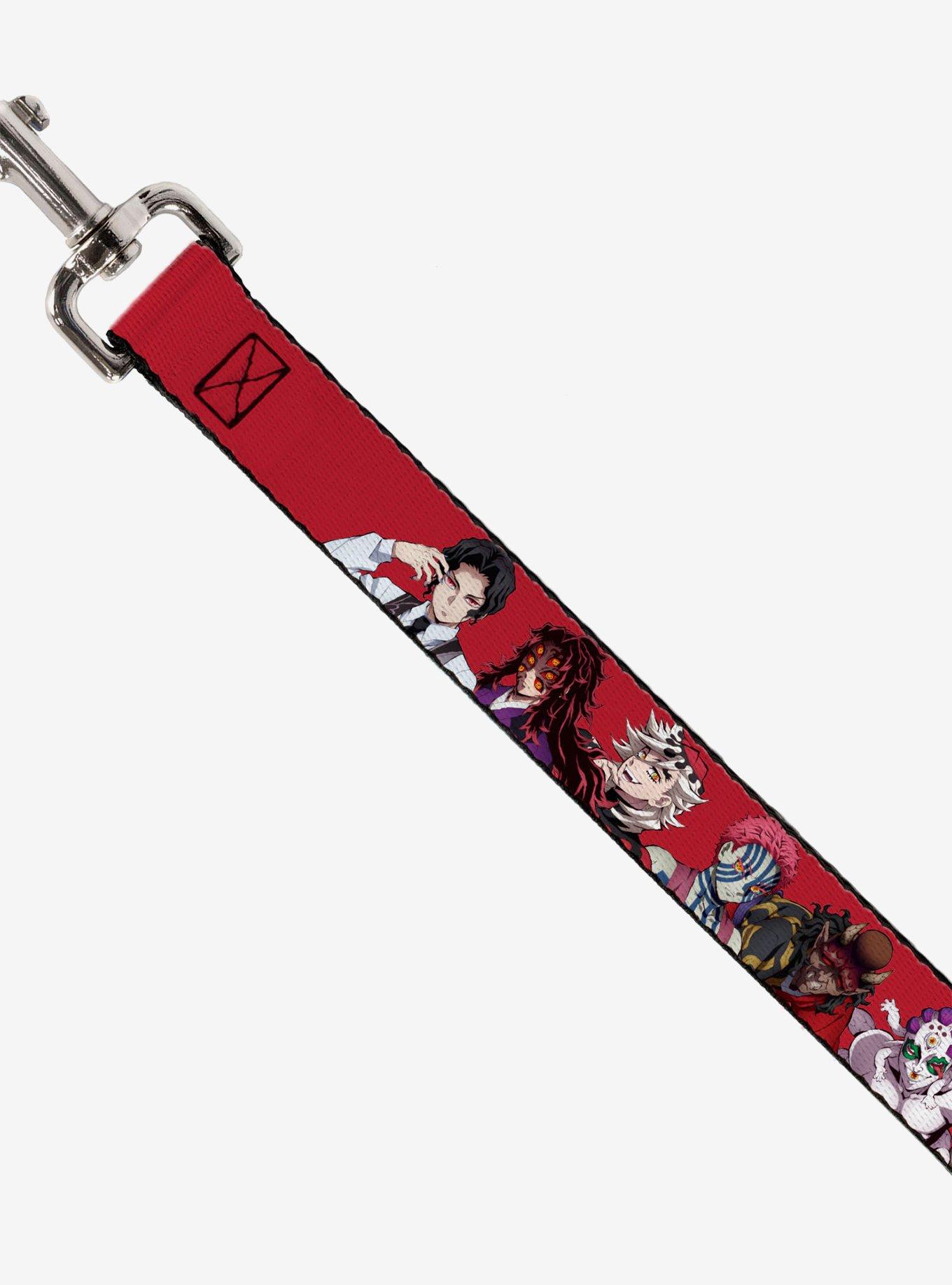 Demon Slayer Eight Demons Poses Red Dog Leash, , hi-res