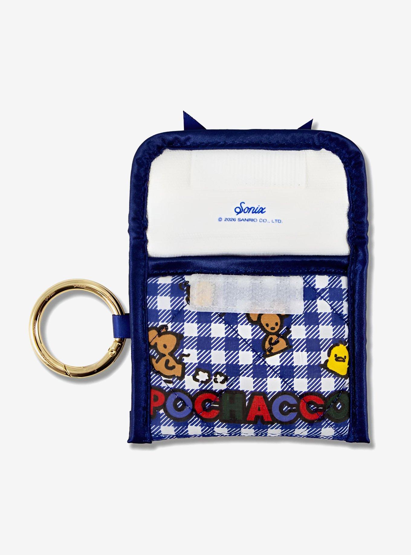 Pochacco Gingham Earbud Pouch, , alternate