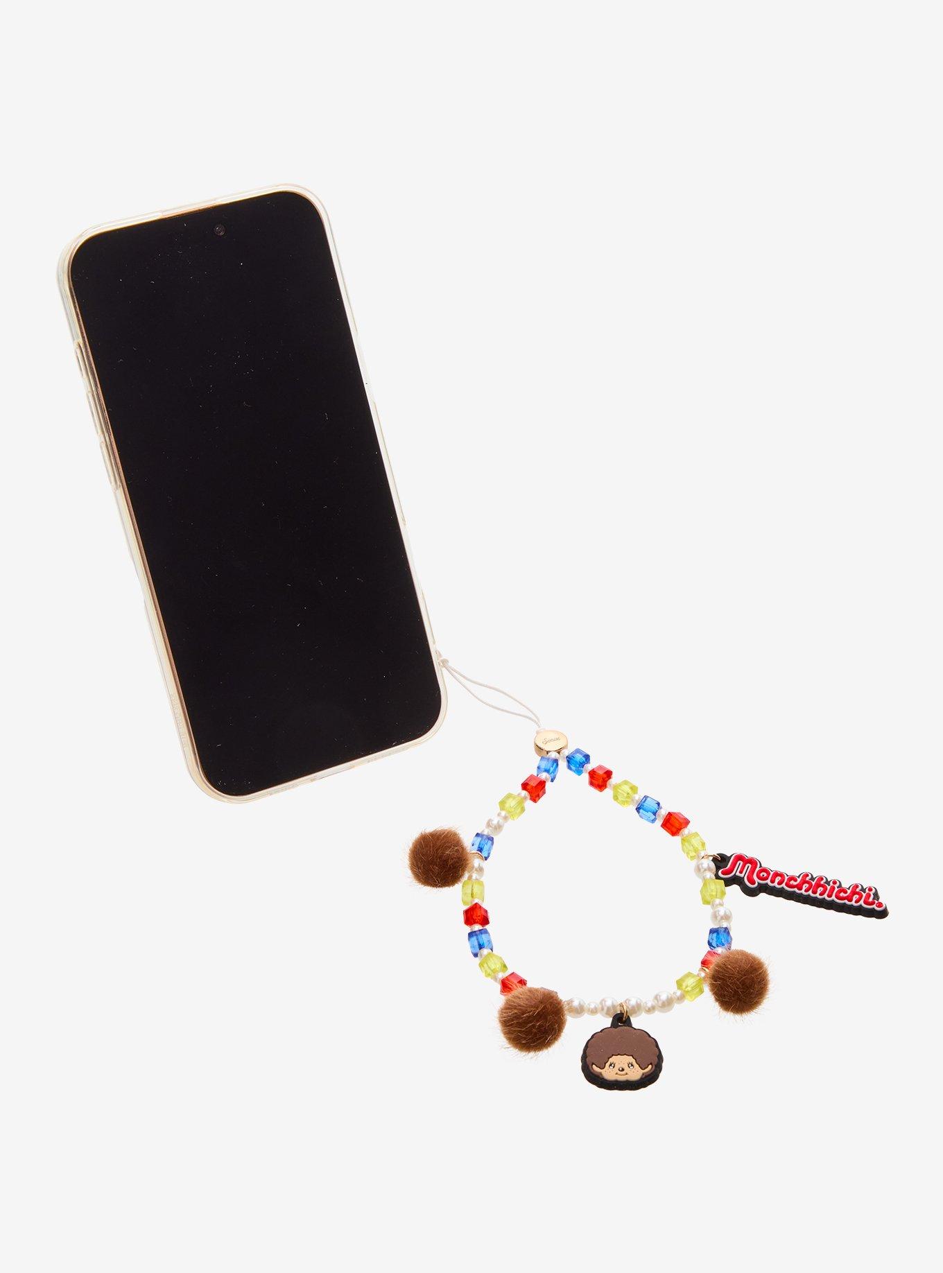 Sonix Monchhichi Beaded Phone Strap, , alternate