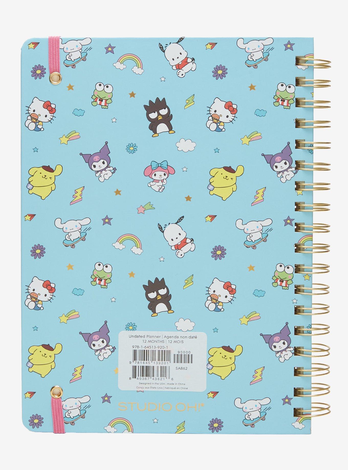 Sanrio Hello Kitty and Friends Icons Undated Spiral Planner, , alternate