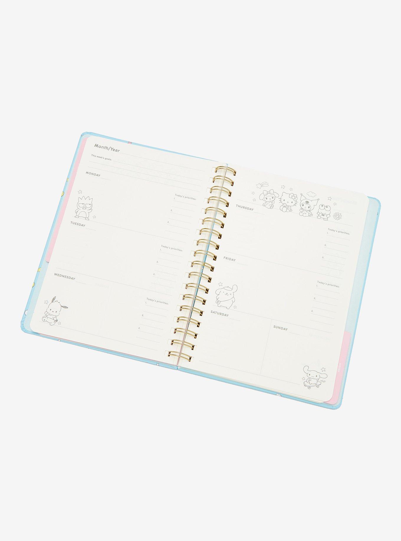 Sanrio Hello Kitty and Friends Icons Undated Spiral Planner, , alternate
