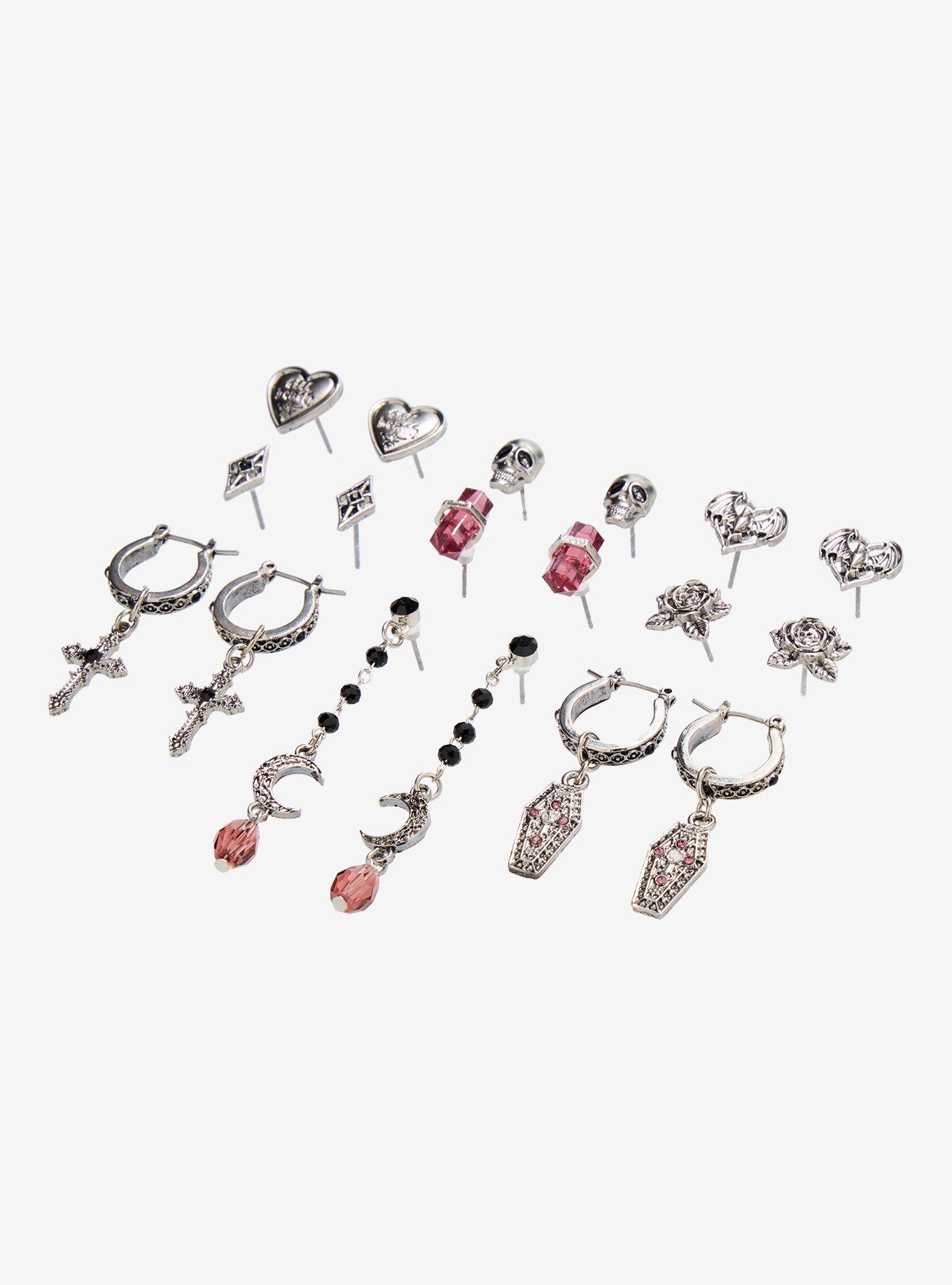 Cosmic Aura Graveyard Witch Earring Set, , alternate - view 3