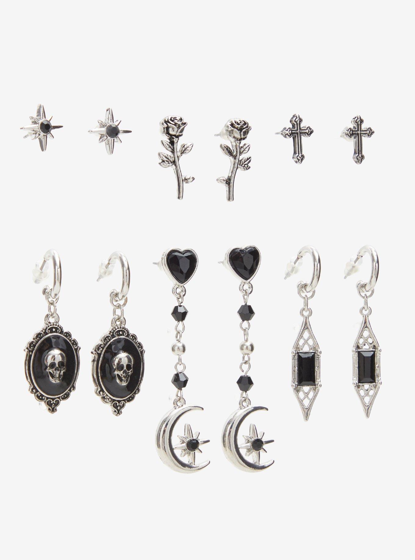 Cosmic Aura Dark Witch Earring Set, , alternate - view 3